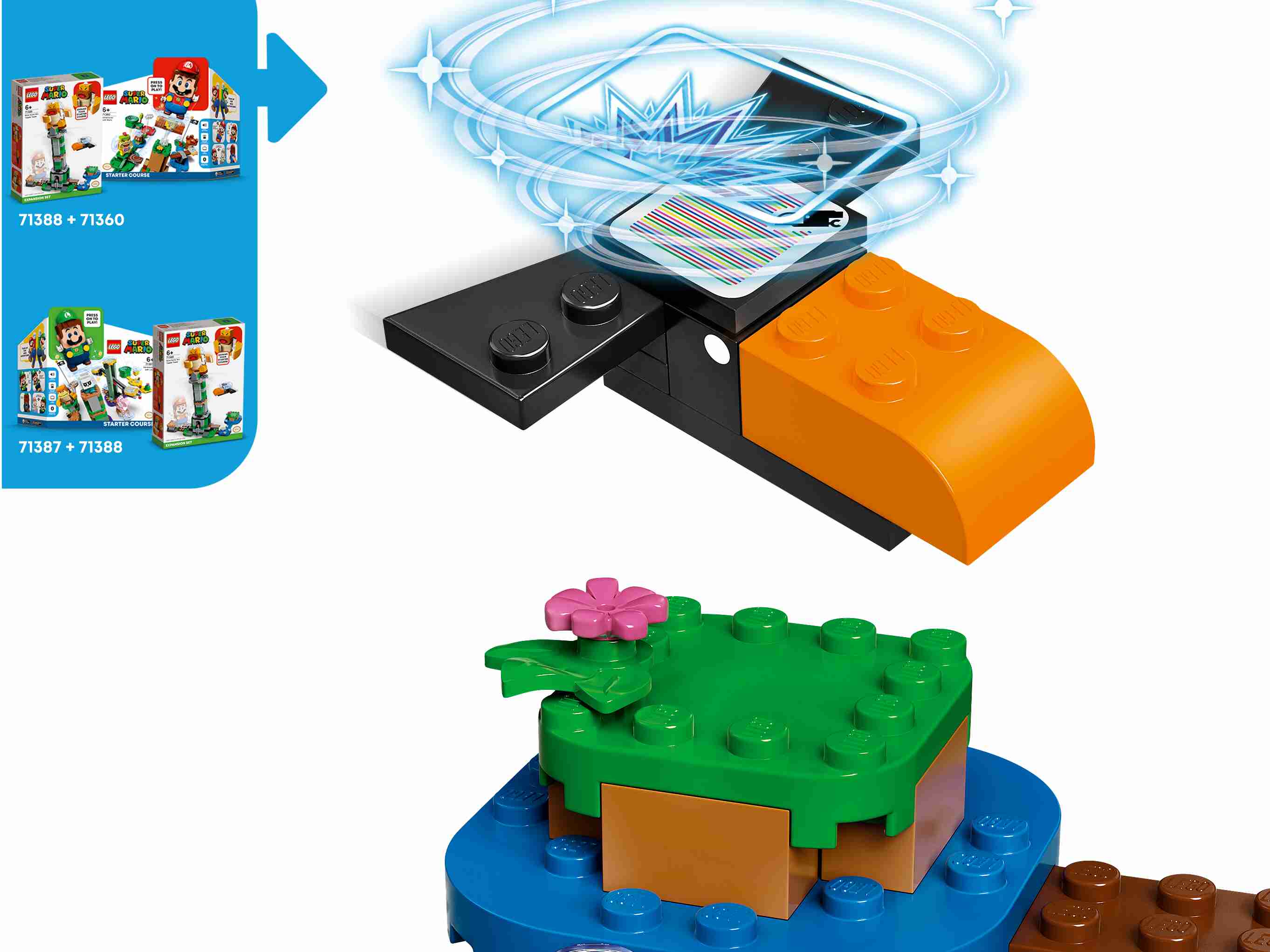 LEGO 71388 Super Mario Kippturm mit Sumo-Bruder-Boss – Erweiterungsset