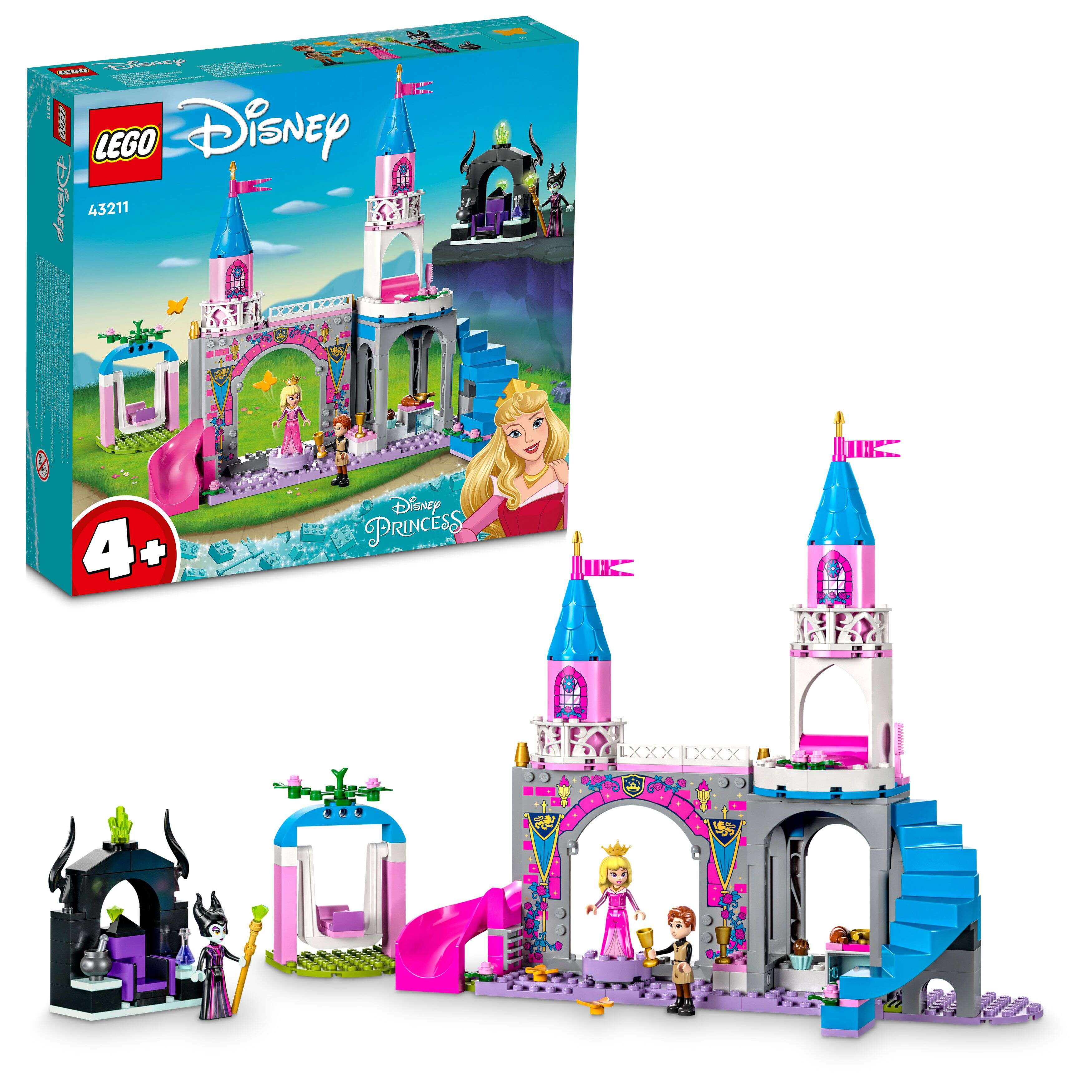 LEGO 43211 Disney Auroras Schloss, Prinz Philip, Maleficent, Dornröschen