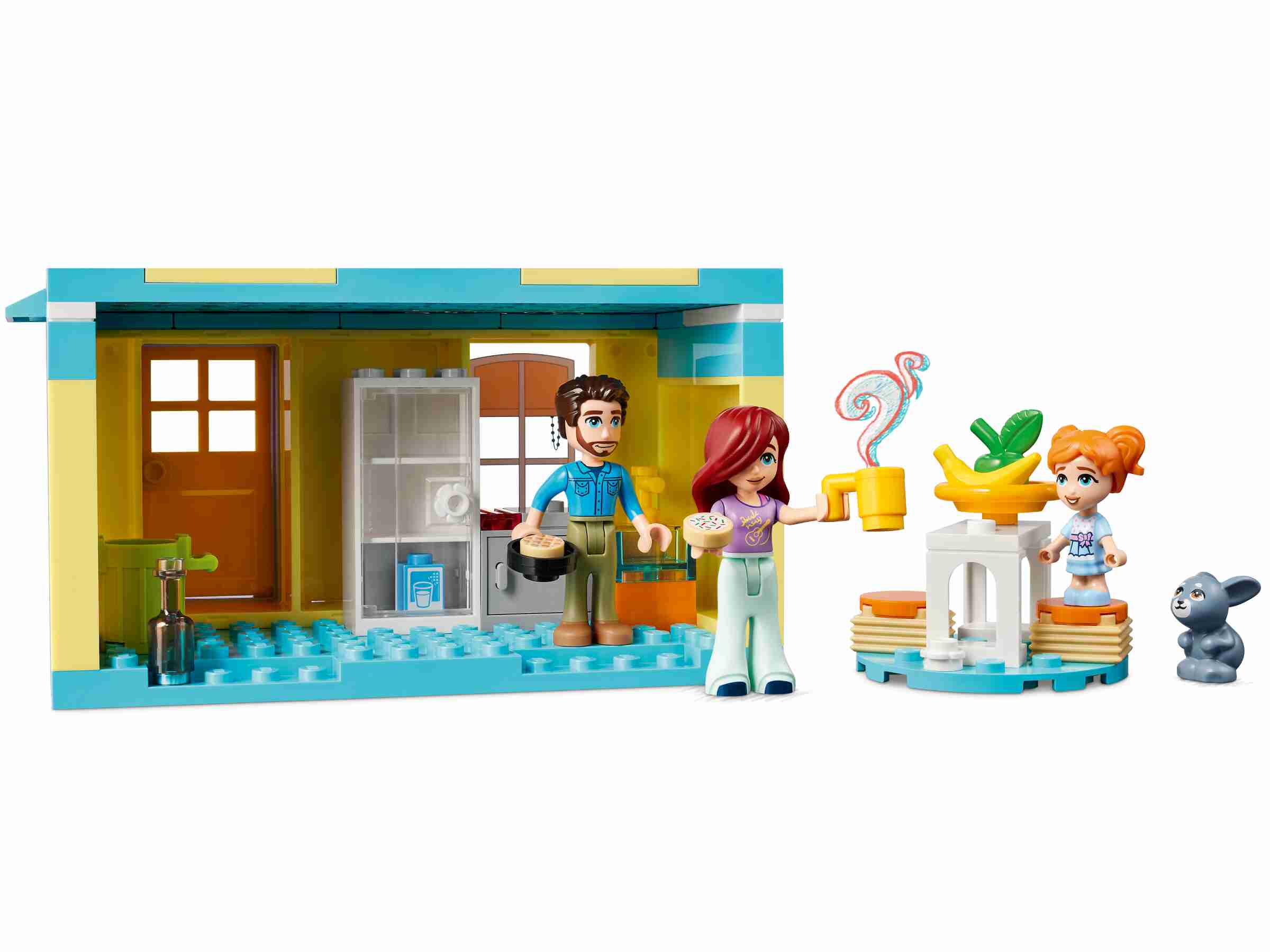 LEGO 41724 Friends Paisleys Haus, Spielfiguren Paisley, Ella und Jonathan
