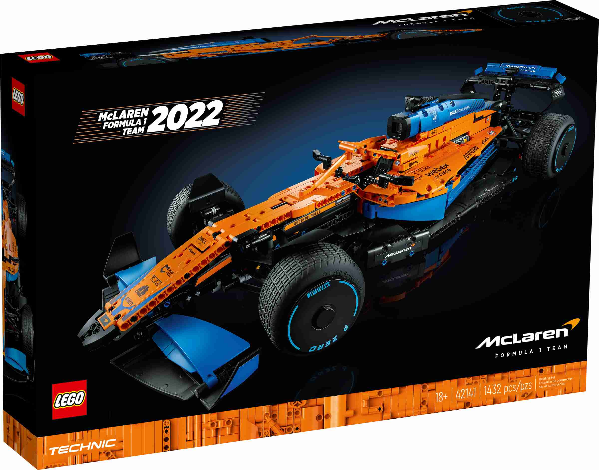 LEGO 42141 Technic McLaren Formel 1 Rennwagen, Modellbausatz