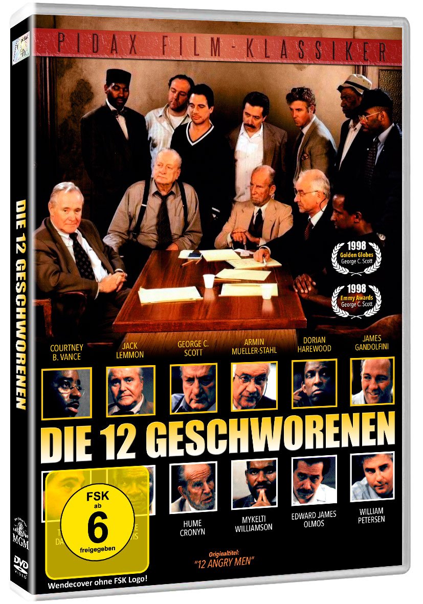 Die 12 Geschworenen (12 Angry Men) - (Neuverfilmung 1997) (Pidax Film-Klassiker)