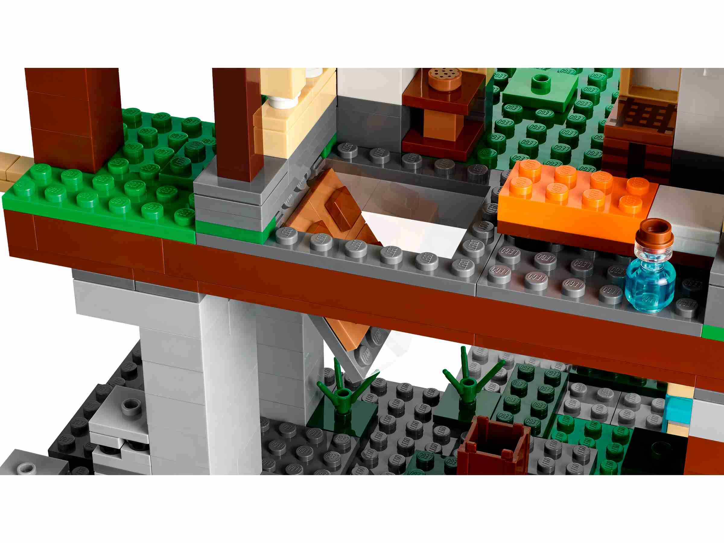 LEGO 21183 Minecraft Das Trainingsgelände, Ninja, Fledermaus + 2 Gegner