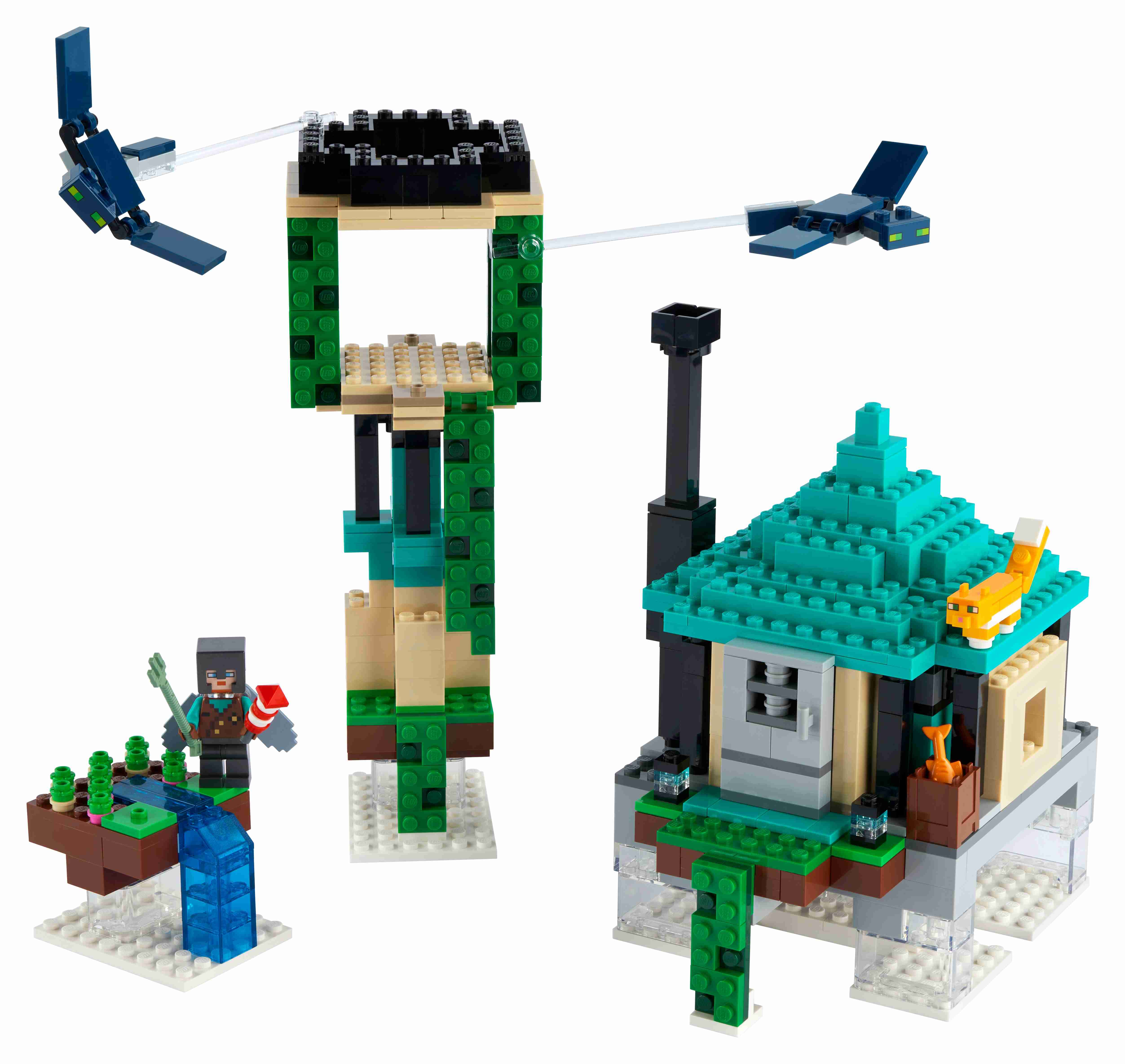 LEGO 21173 Minecraft Der Himmelsturm Set, mit Einer Figur des Piloten