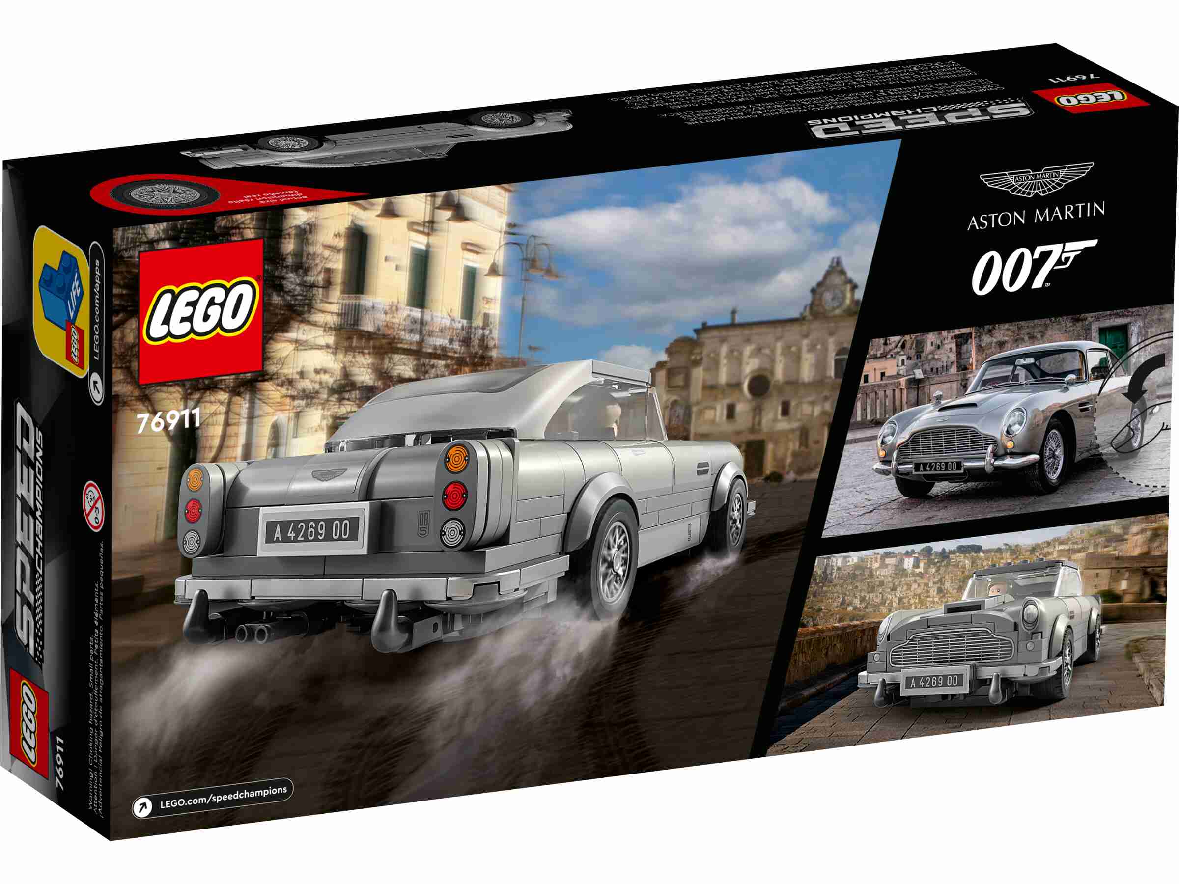 LEGO 76911 Speed Champions 007 Aston Martin DB5, James Bond Spielzeug
