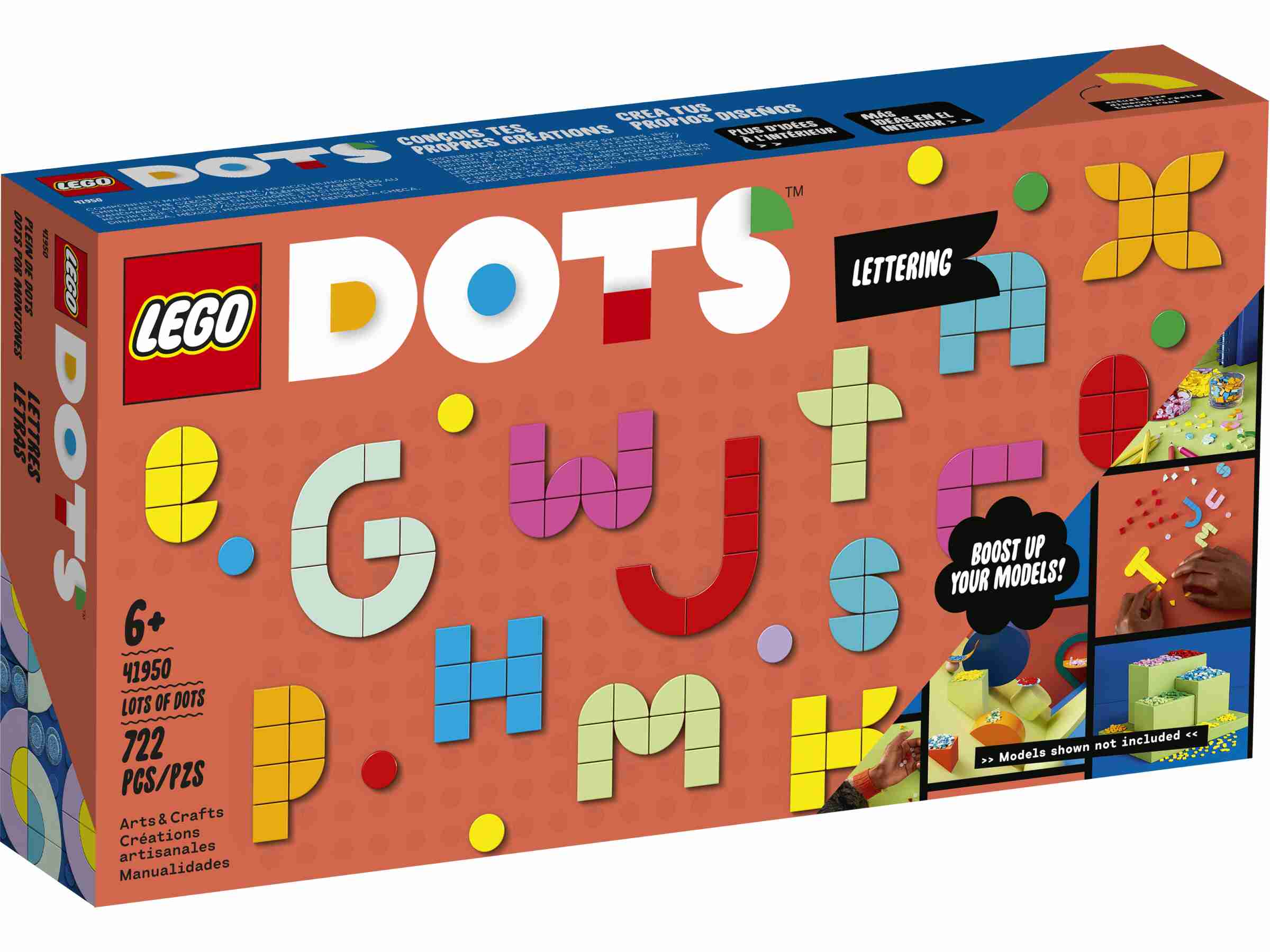 LEGO 41950 DOTS Ergänzungsset XXL – Botschaften, verschiedene Formen und Farben