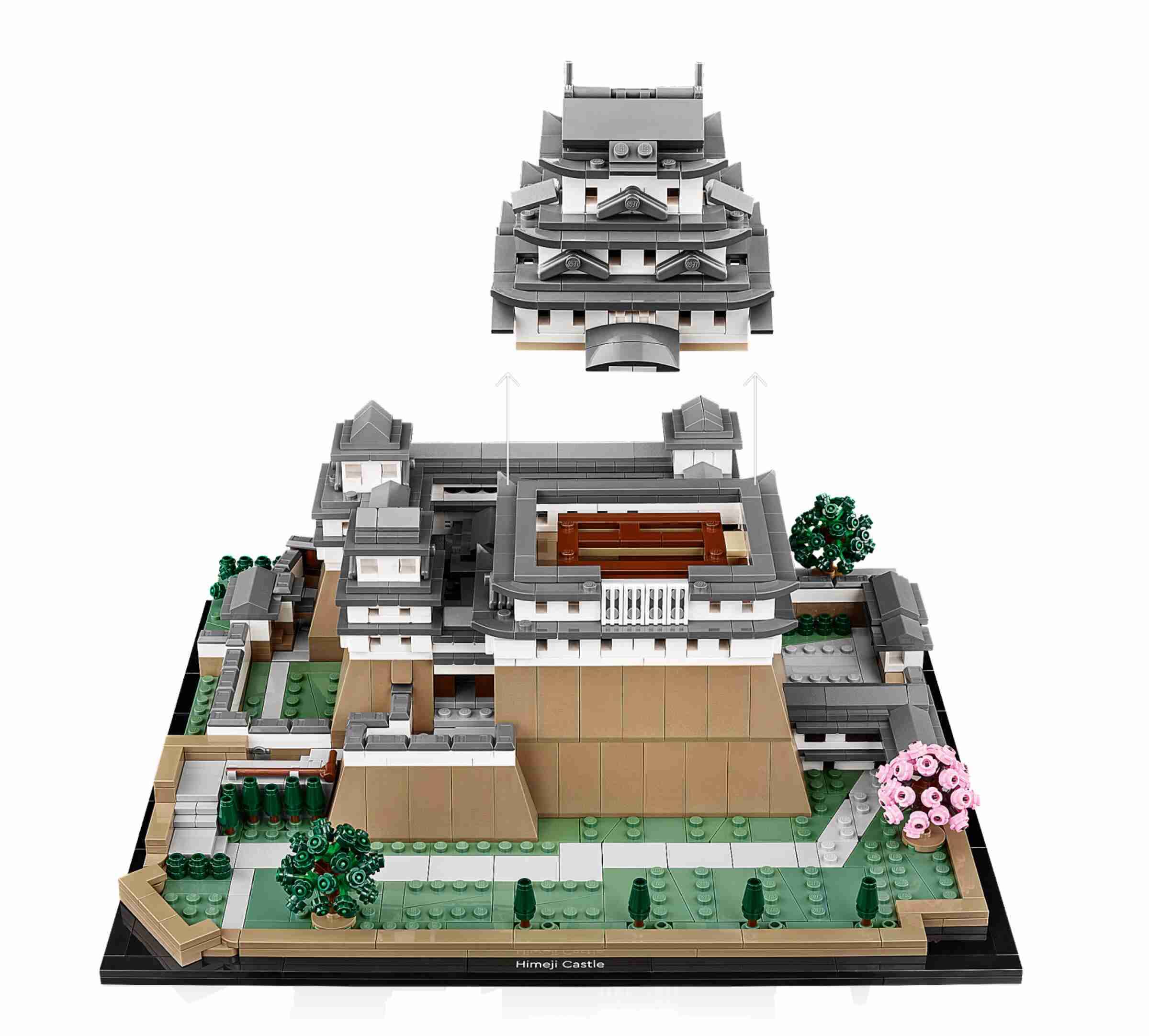 LEGO 21060 Architecture Burg Himeji, authentische Details