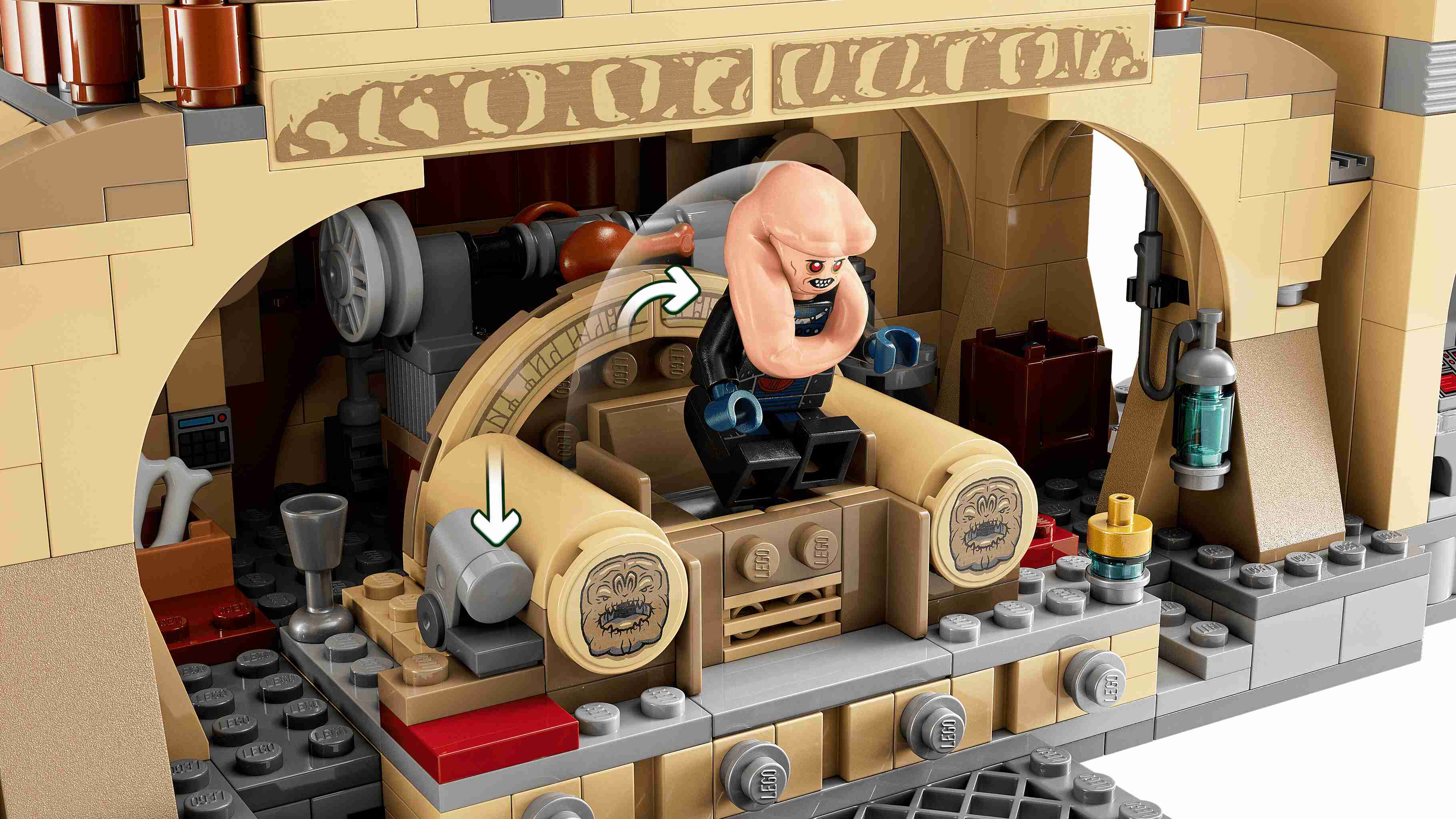 LEGO 75326 Star Wars Boba Fetts Thronsaal zum Bauen mit Palasts von Jabba 