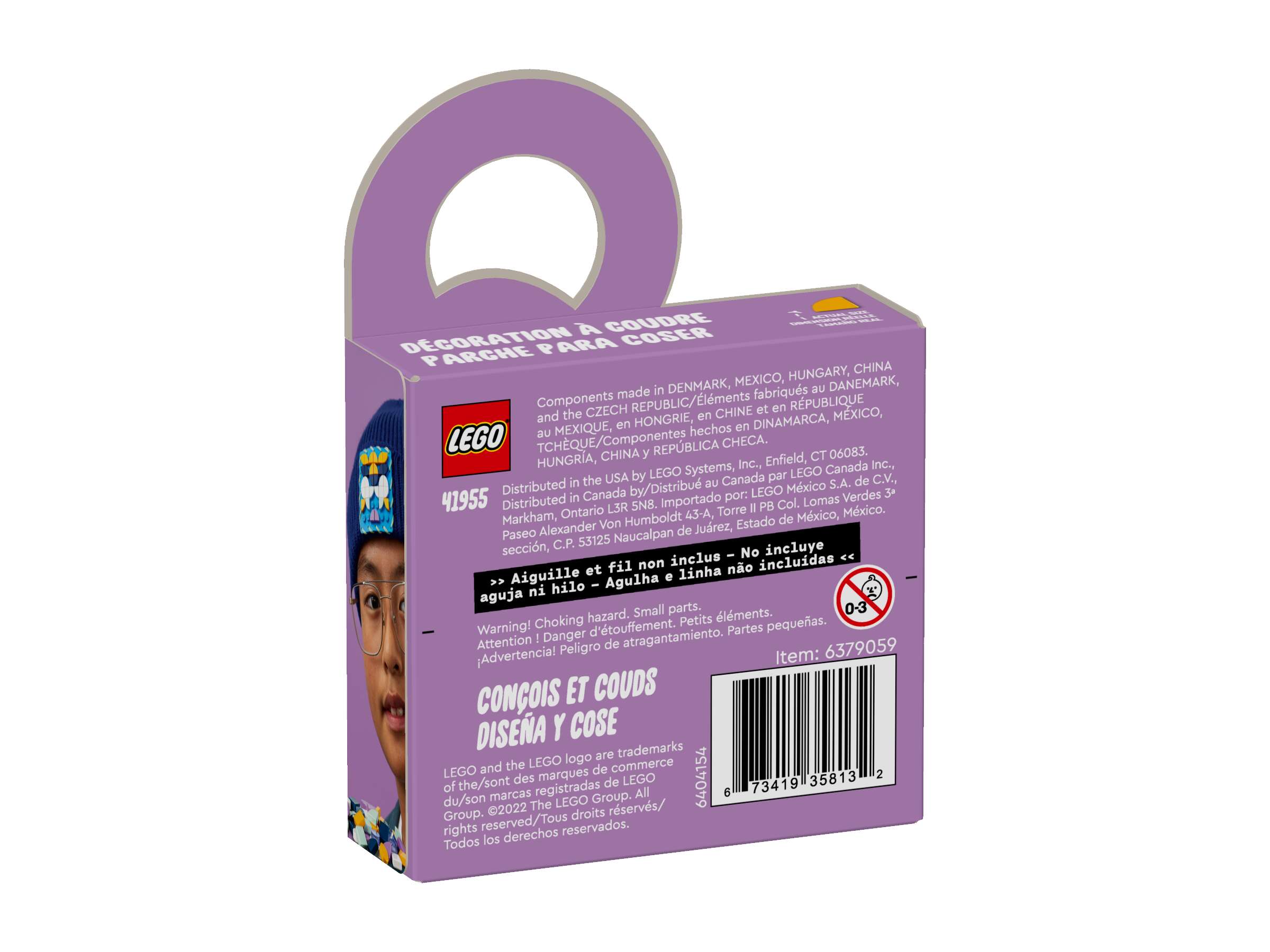 LEGO 41955 DOTS Kreativ-Aufnäher, Set für Kinder ab 6 Jahren