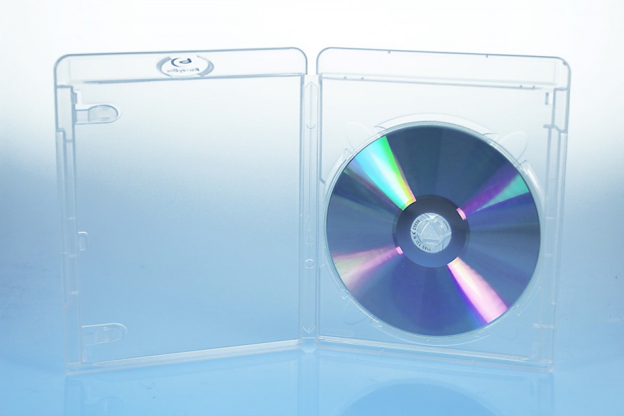 Blu-ray, Hülle, Leerhülle, 1-fach, 170 x 135 x 10 mm, transparent