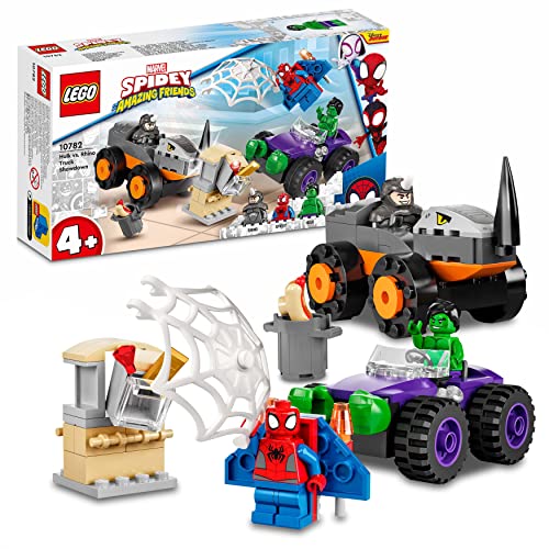 LEGO 10782 Marvel Spidey und Super-Freunde Hulks u. Rhinos Monster Truck-Duell