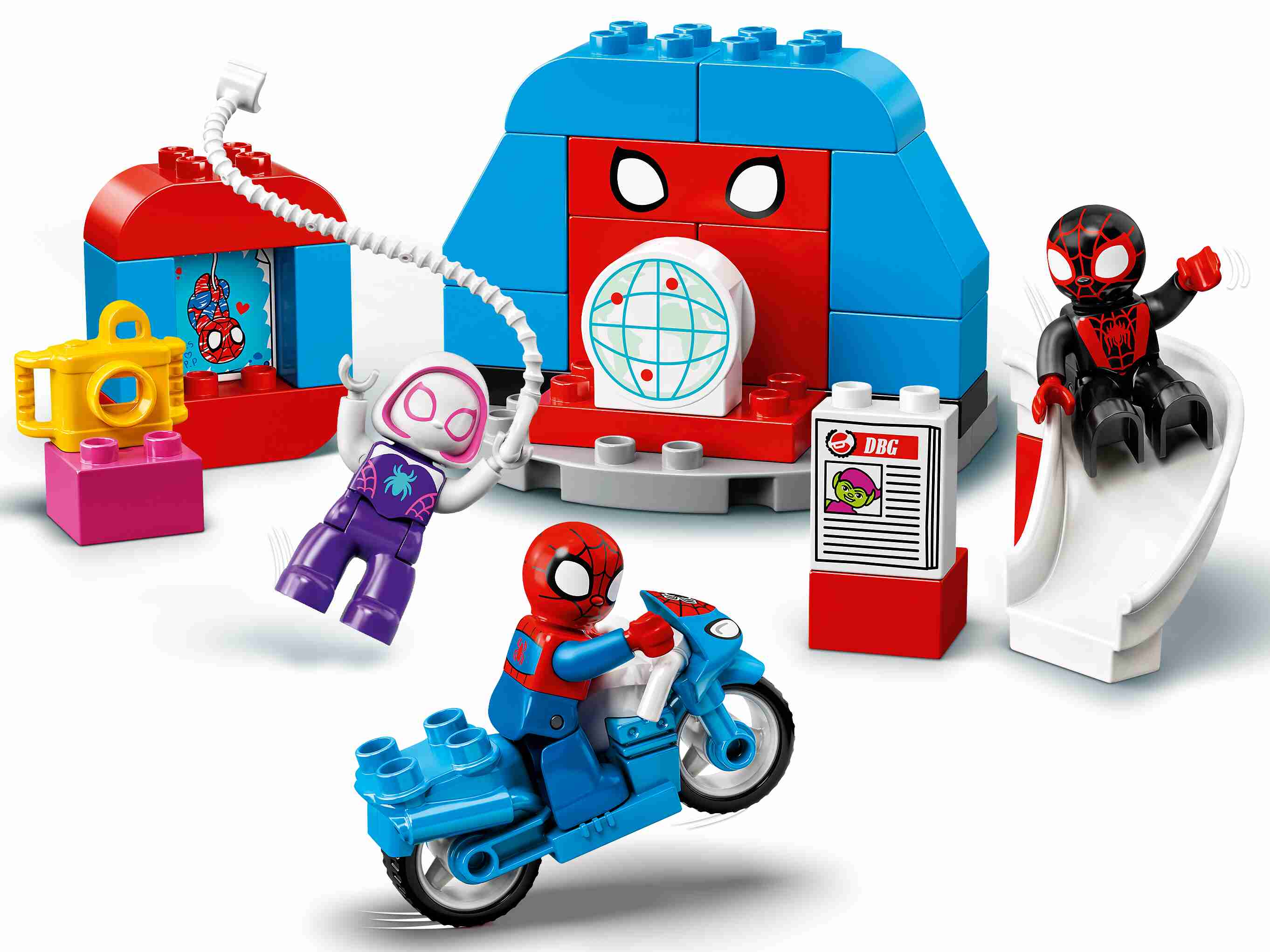 LEGO 10940 DUPLO Marvel Spider-Mans Hauptquartier mit Spider-Man-Figur