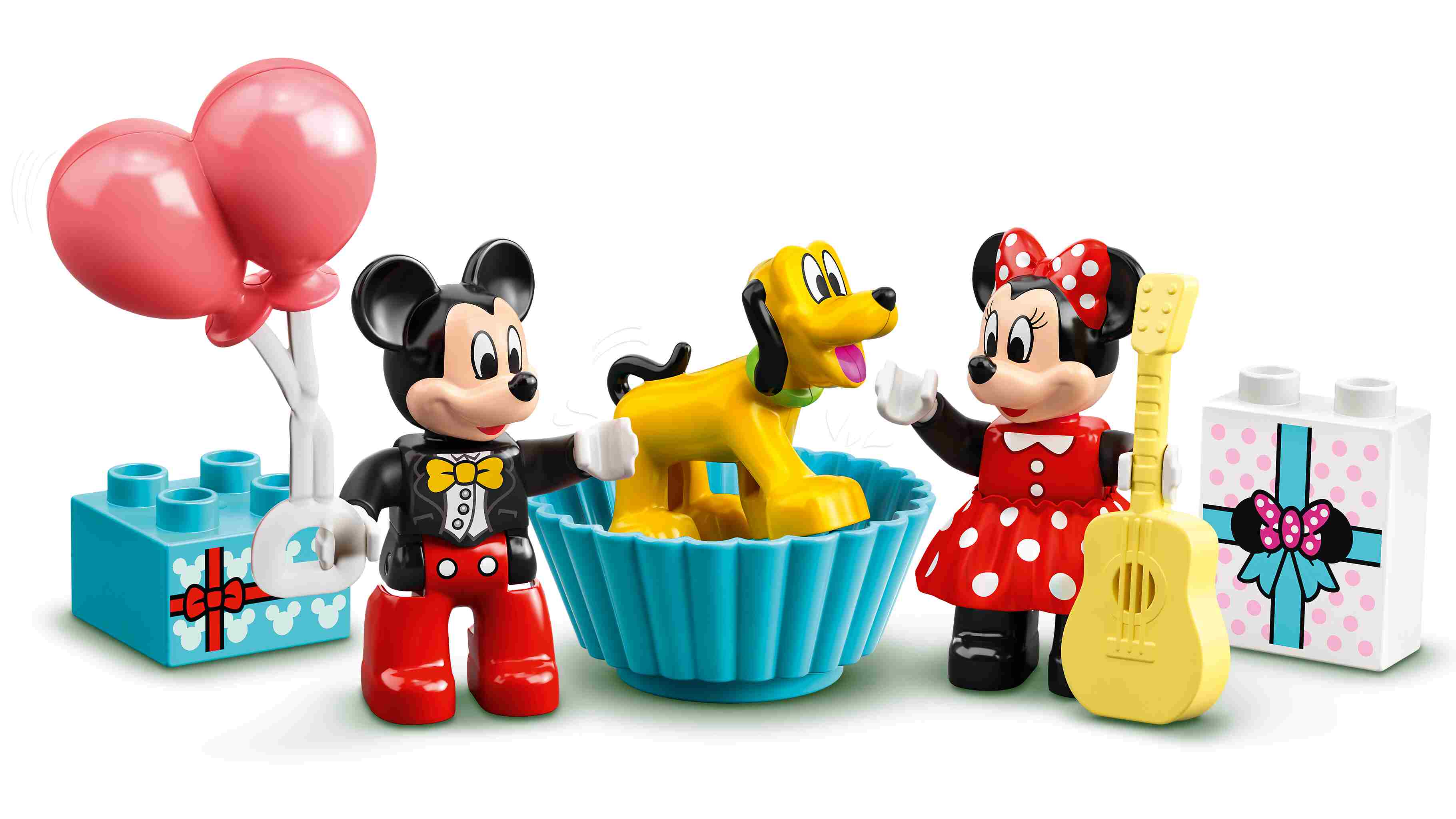 LEGO 10941 DUPLO Disney Mickys und Minnies Geburtstagszug, mit Pluto