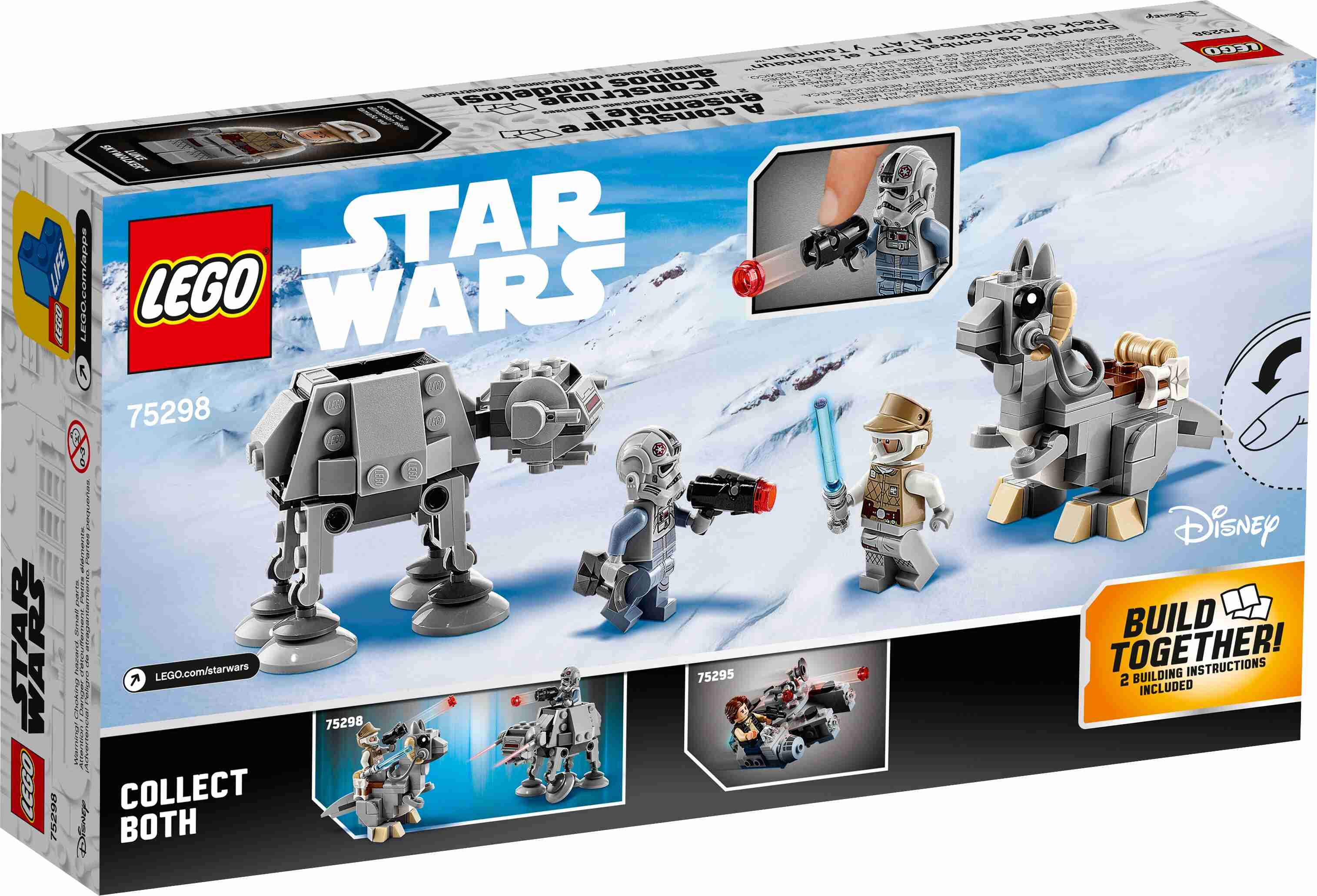 LEGO 75298 Star Wars at-at vs.Tauntaun Microfighters, Luke Skywalker at-at Pilot