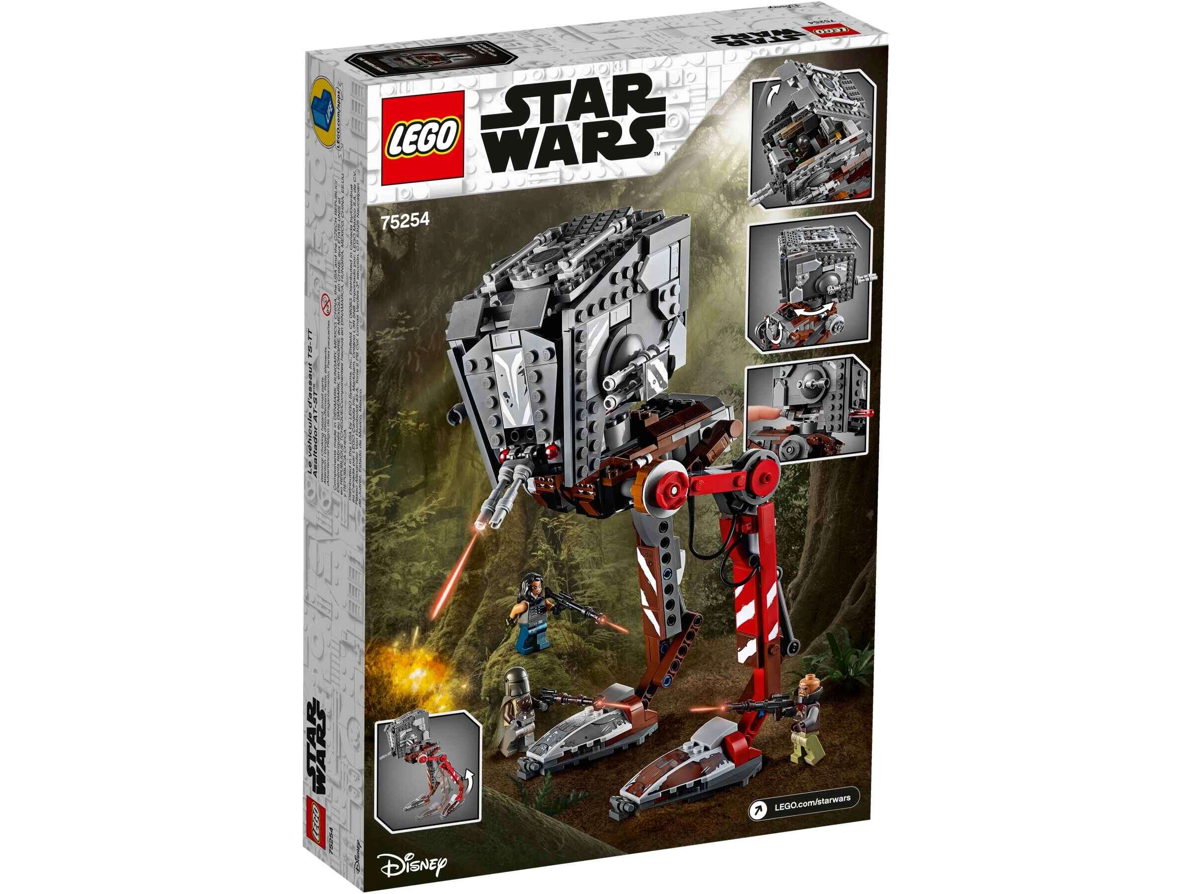 LEGO 75254 Star Wars AT-ST-Räuber, 4 Minifiguren, Der Mandalorianer