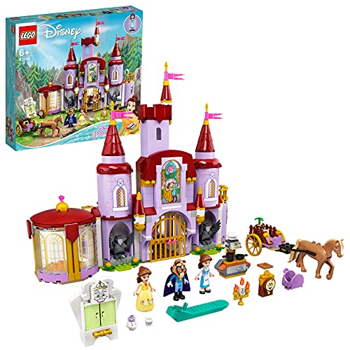 LEGO 43196 Disney Princess Belles Schloss, Schöne und das Biest