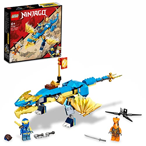 LEGO 71760 NINJAGO Jays Donnerdrache EVO, mit Drachenfigur und Schlangen