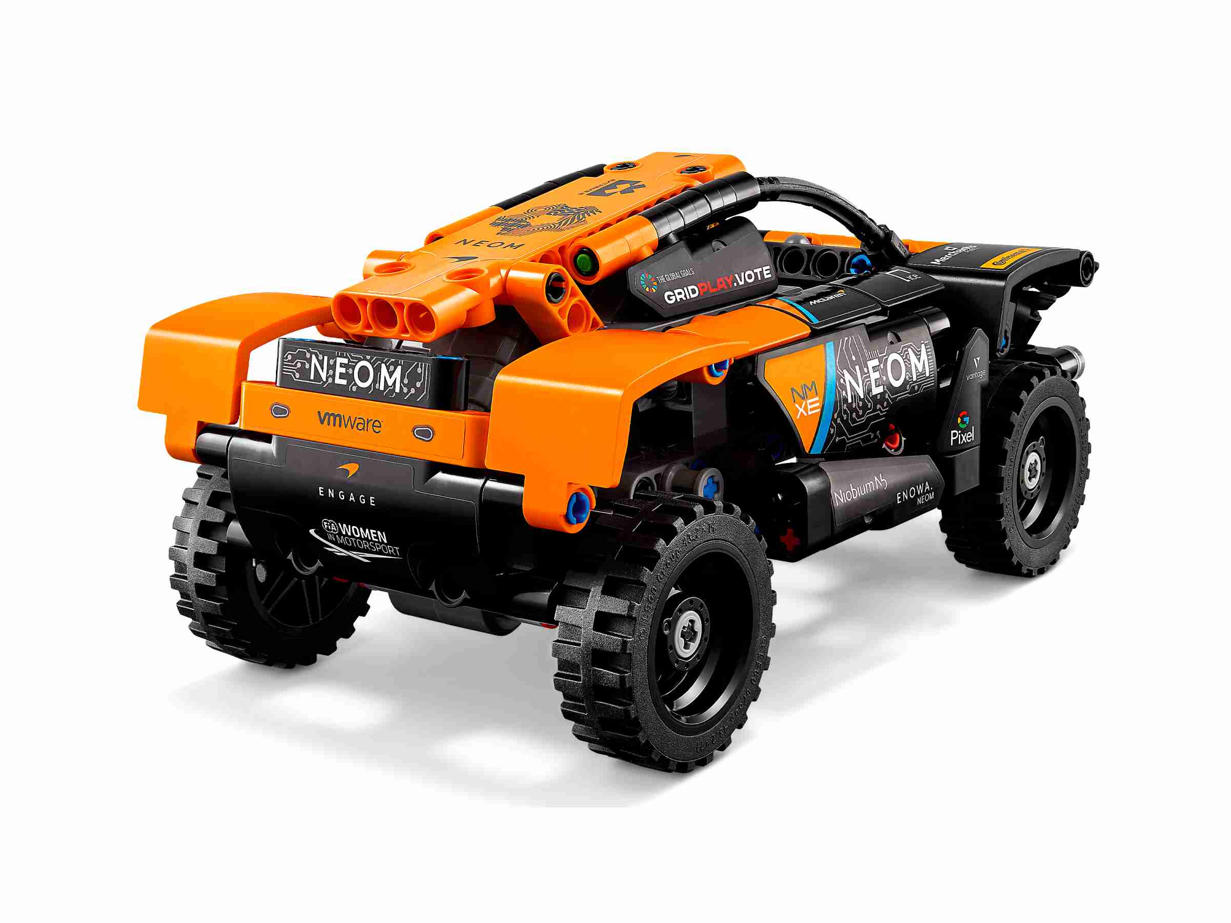 LEGO 42166 Technic NEOM McLaren Extreme E Race Car, Rückziehmotor