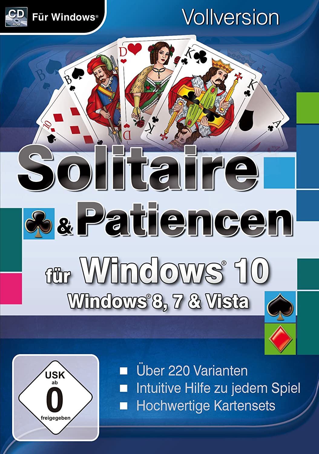 Solitaire & Patiencen für Windows 10 und Windows 8, 7, Vista [PC]