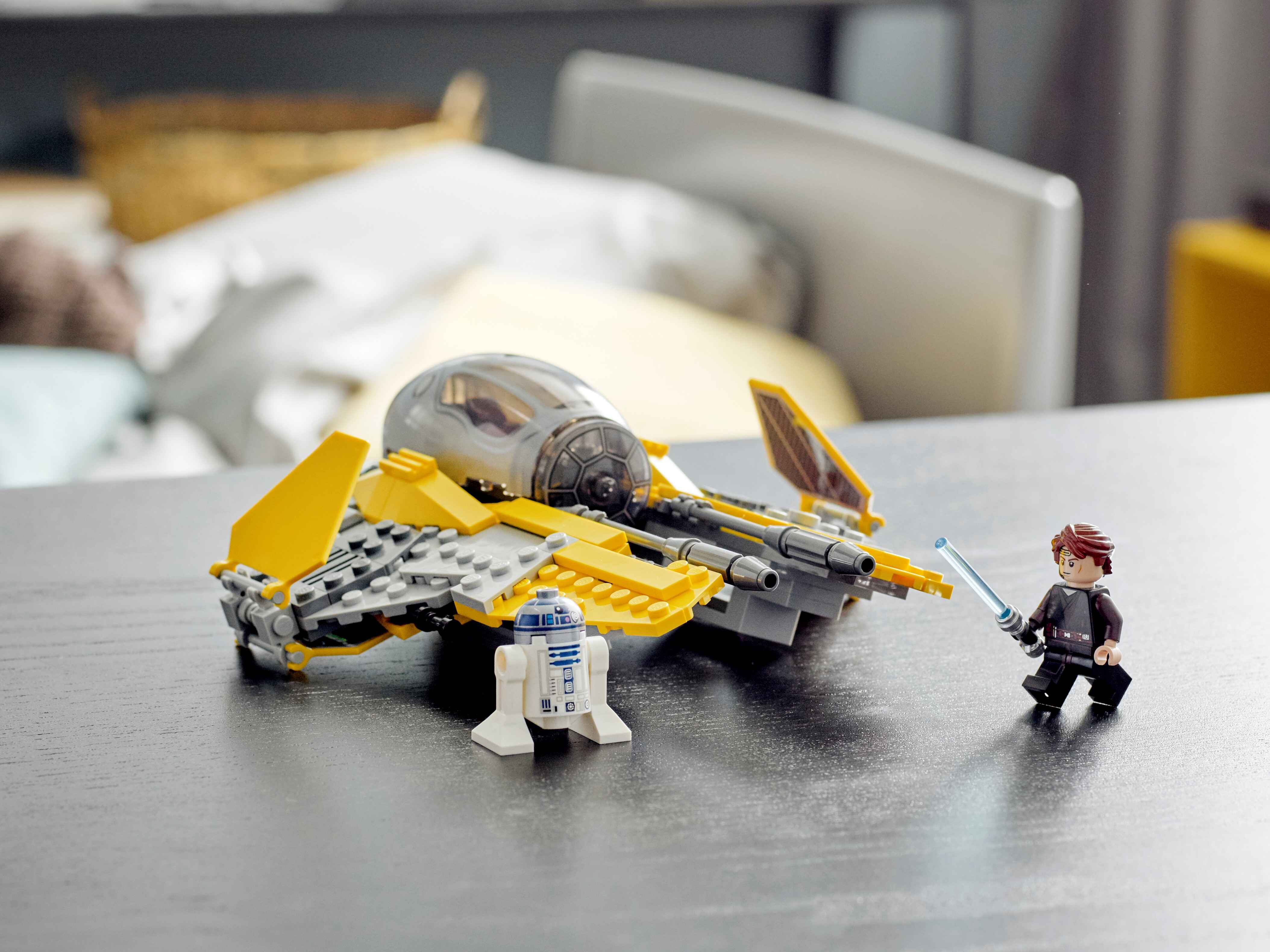 LEGO 75281 Star Wars Anakins Jedi Interceptor, Bauset + R2-D2 + Anakin Skywalker