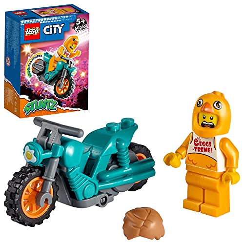 LEGO 60310 City Stuntz Maskottchen-Stuntbike Schwungradantrieb, 1 Minifigur