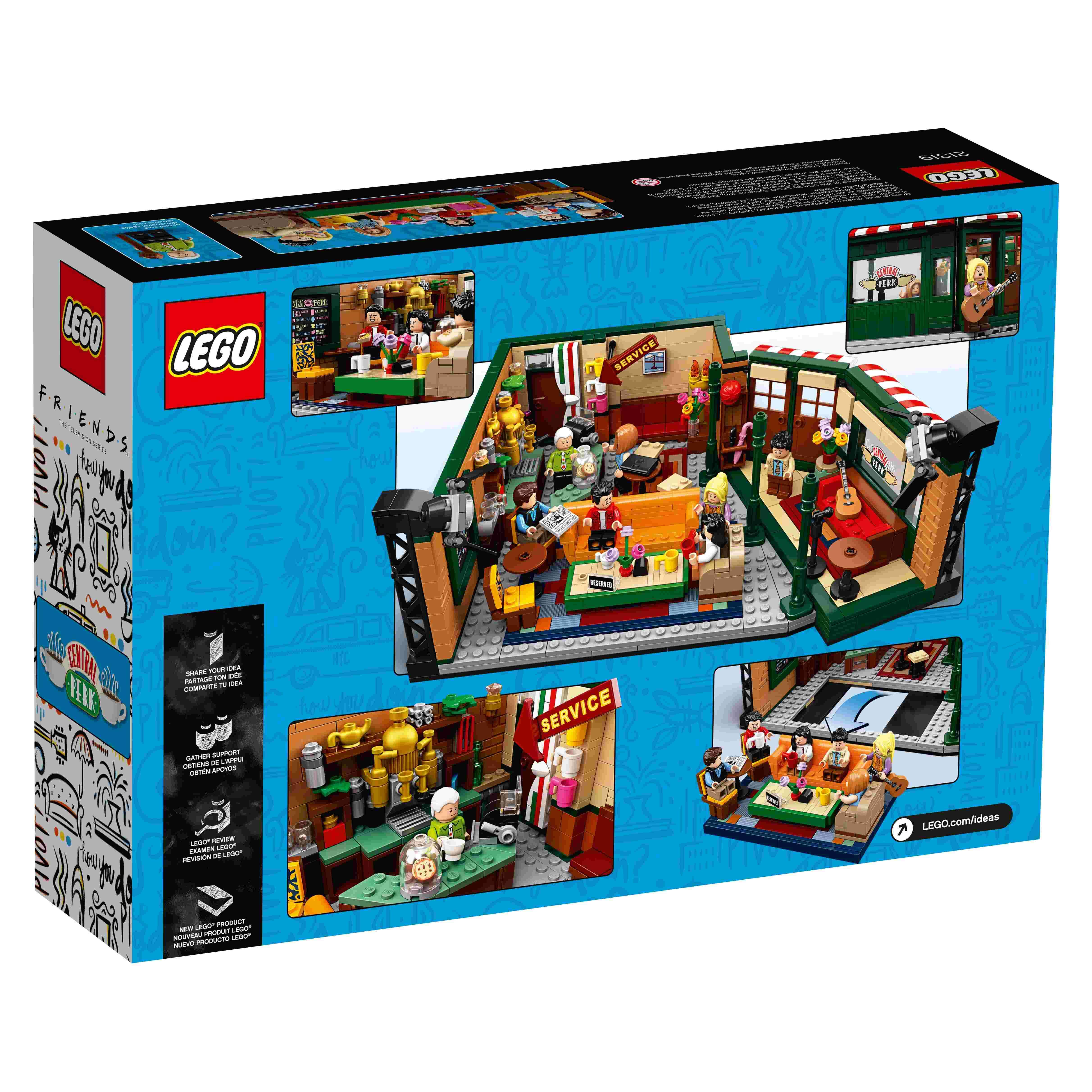 LEGO 21319 Ideas FRIENDS Central Perk, Café mit 7 Minifiguren