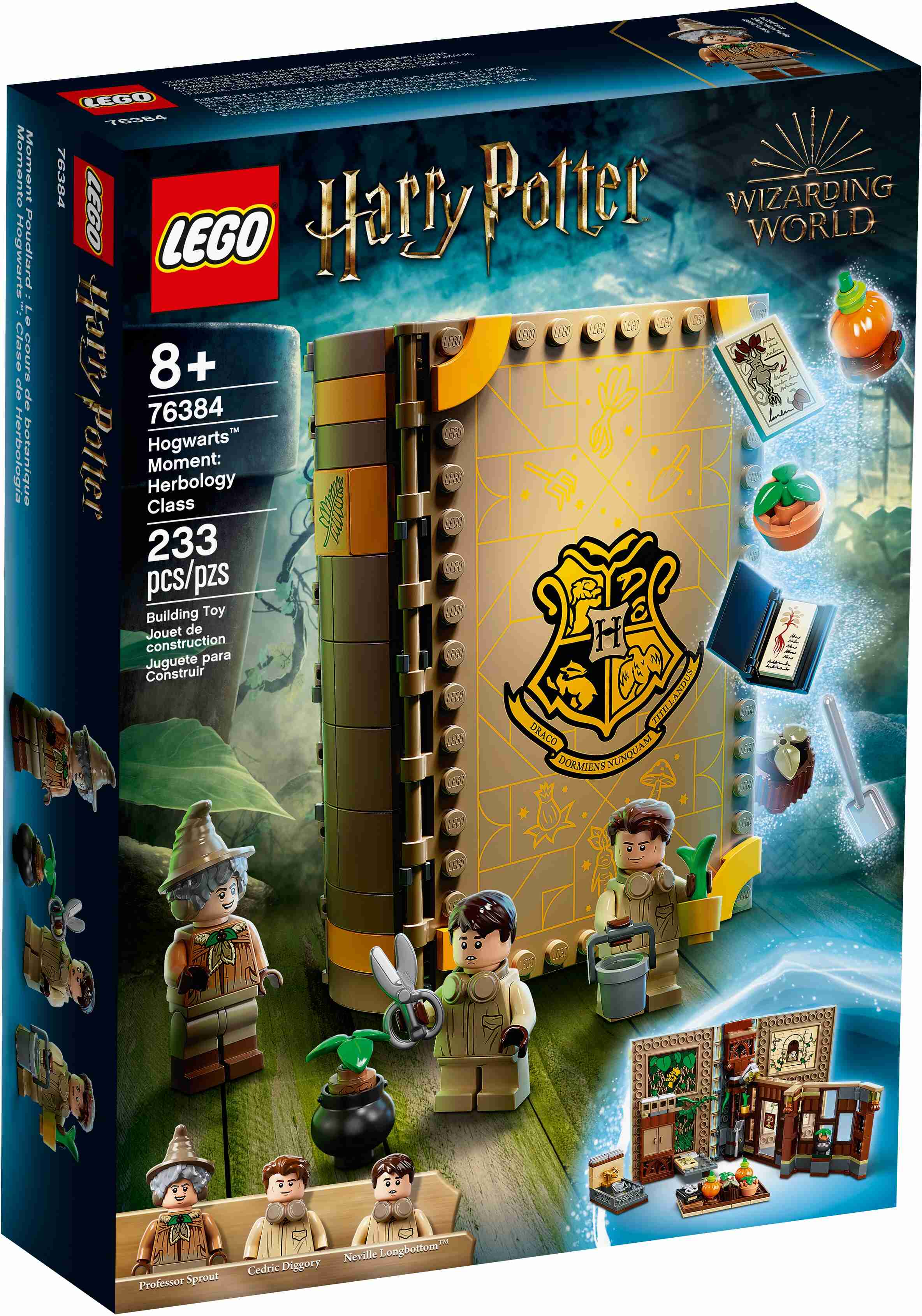 LEGO 76384 Harry Potter Hogwarts Moment: Kräuterkundeunterricht Set + 3 Figuren