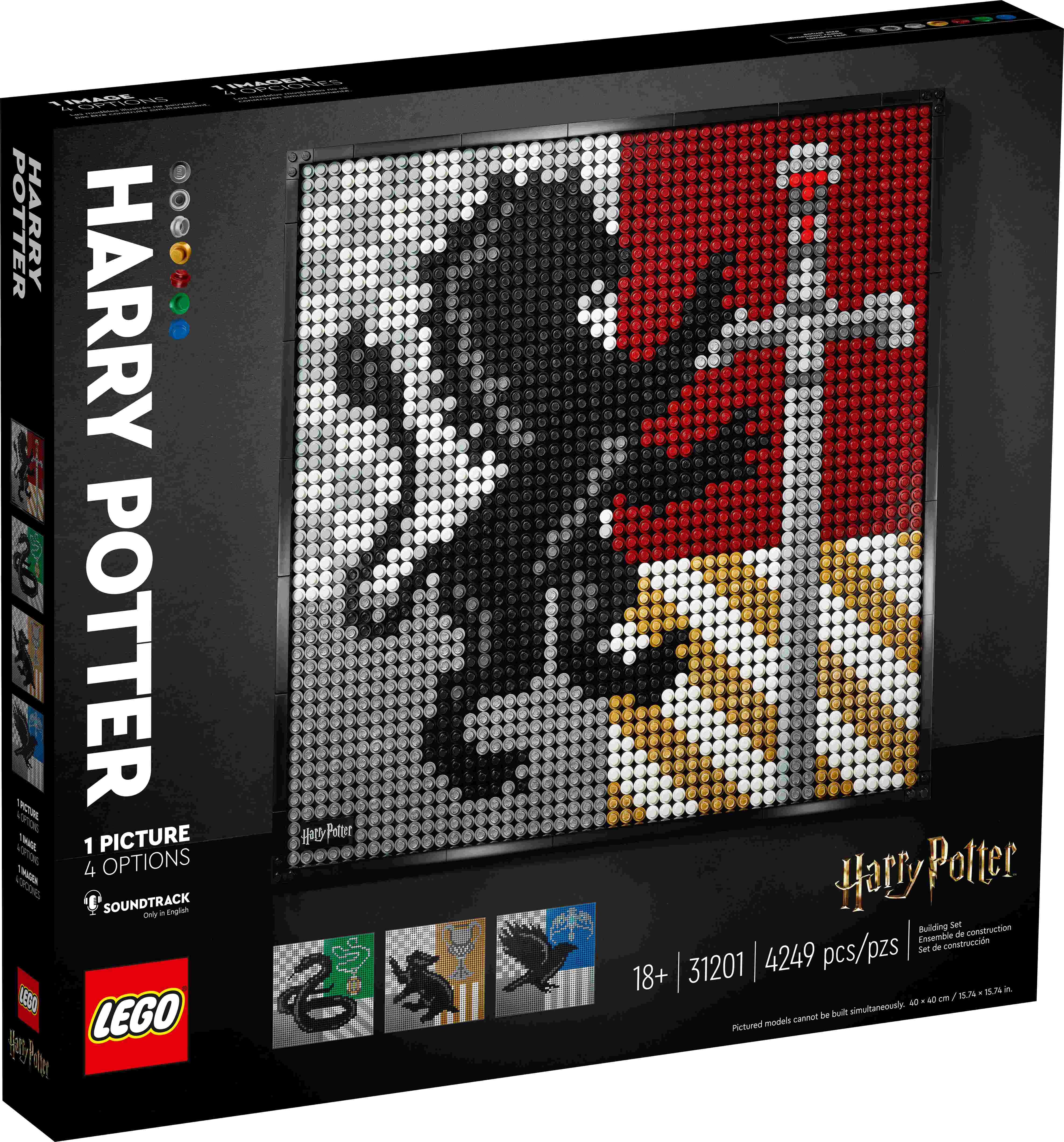 LEGO 31201 Art Harry Potter Hogwarts Wappen, DIY Puzzle für Erwachsene