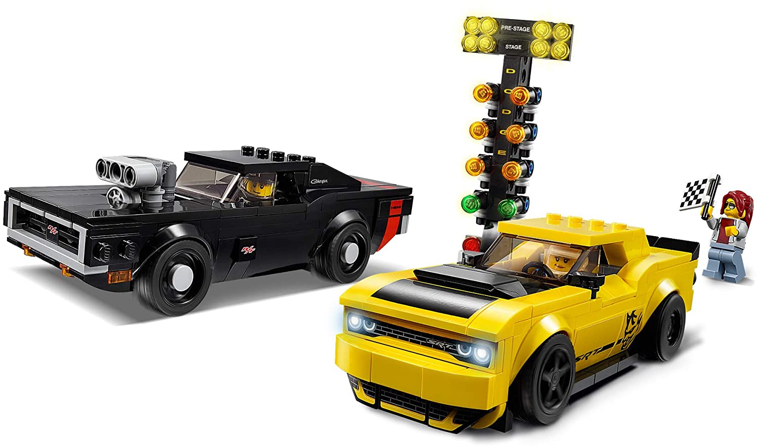 LEGO Speed Champions 75893 - 2018 Dodge Challenger SRT Demon und 1970 Dodge 