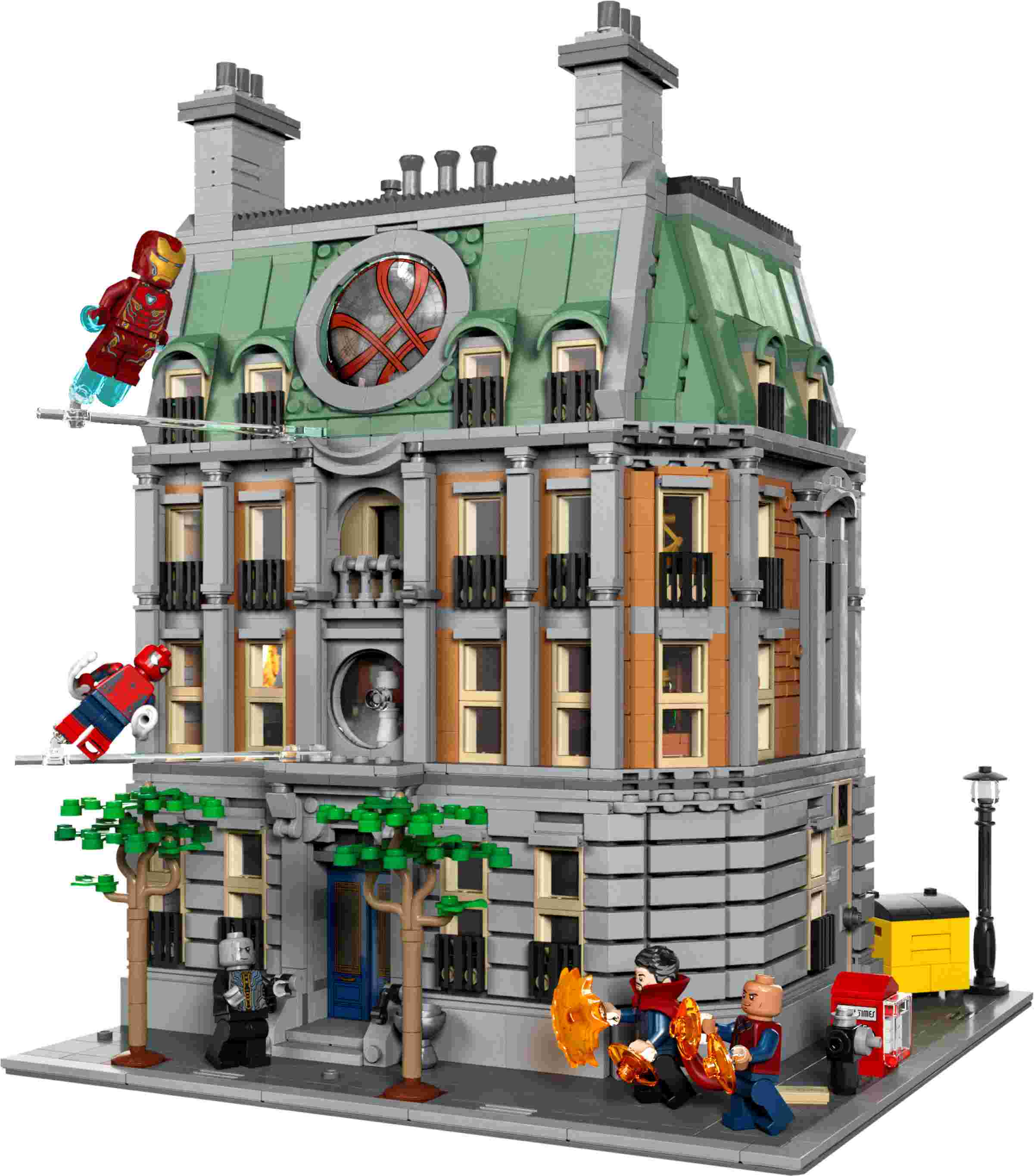 LEGO 76218 Marvel Sanctum Sanctorum, 3-stöckiges Modular Building Set mit Doctor