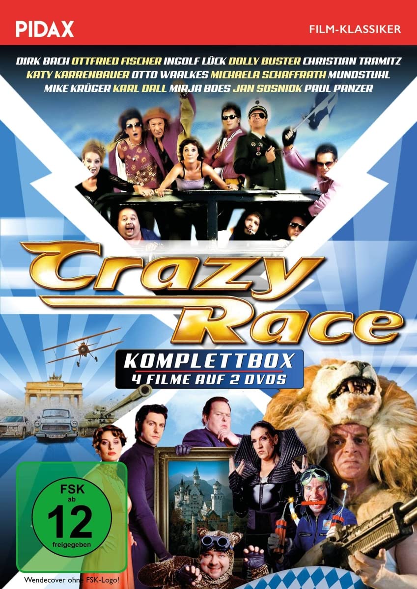 Crazy Race - Komplettbox / Die komplette 4-teilige Spielfilm-Reihe