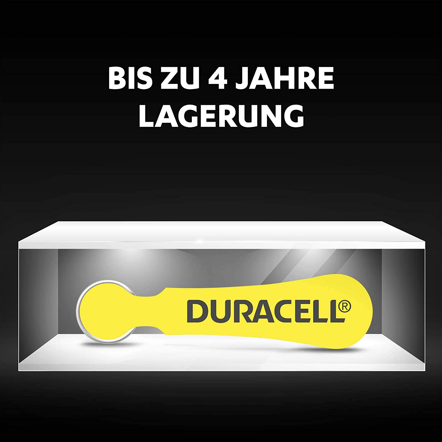 Duracell Größe 10, 1.45V Hörgerätebatterie, PR70, PR536, 90mAh, 6er-Pack
