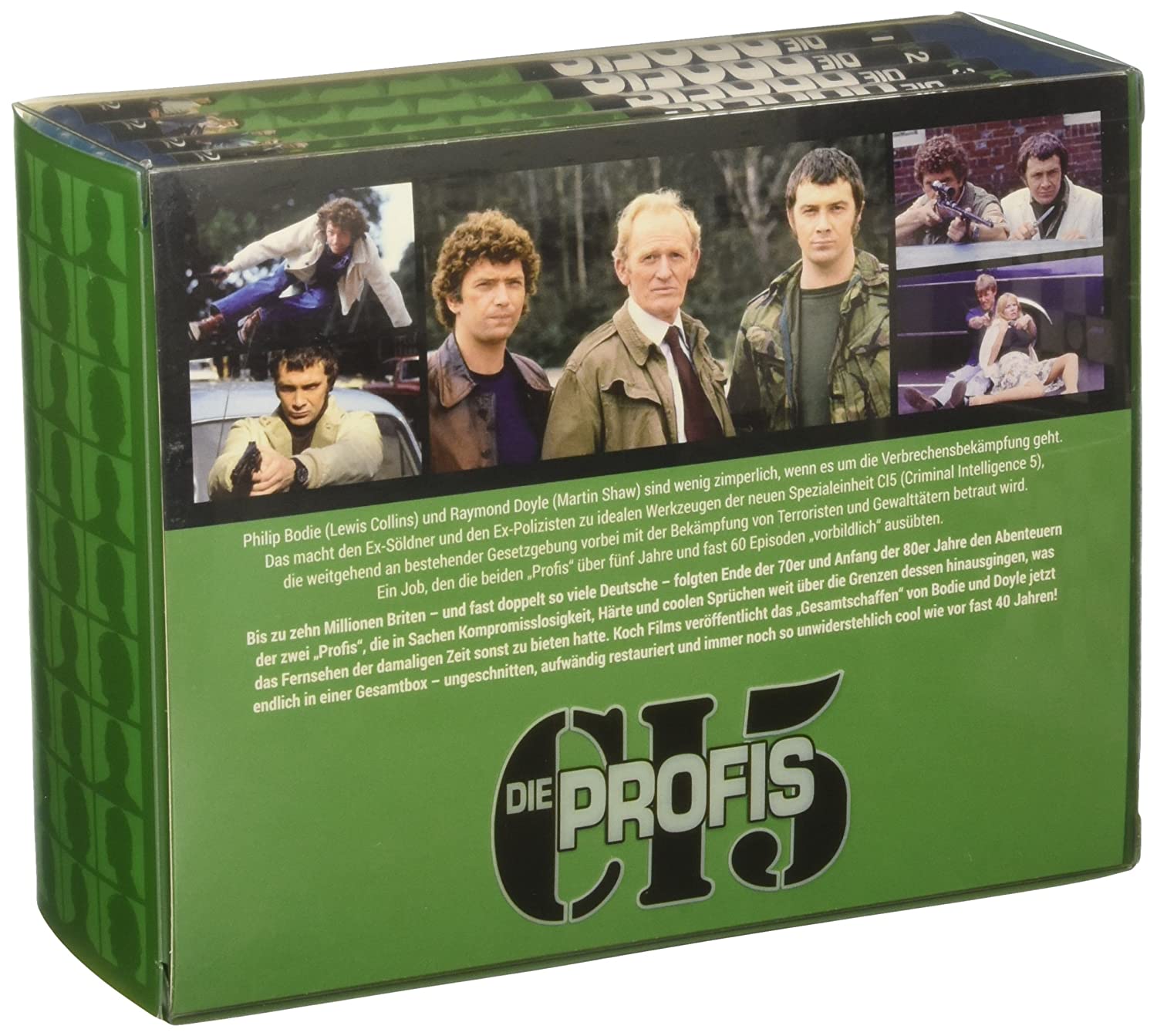 Die Profis: Komplette Serie HD-Remastered, 17 Discs