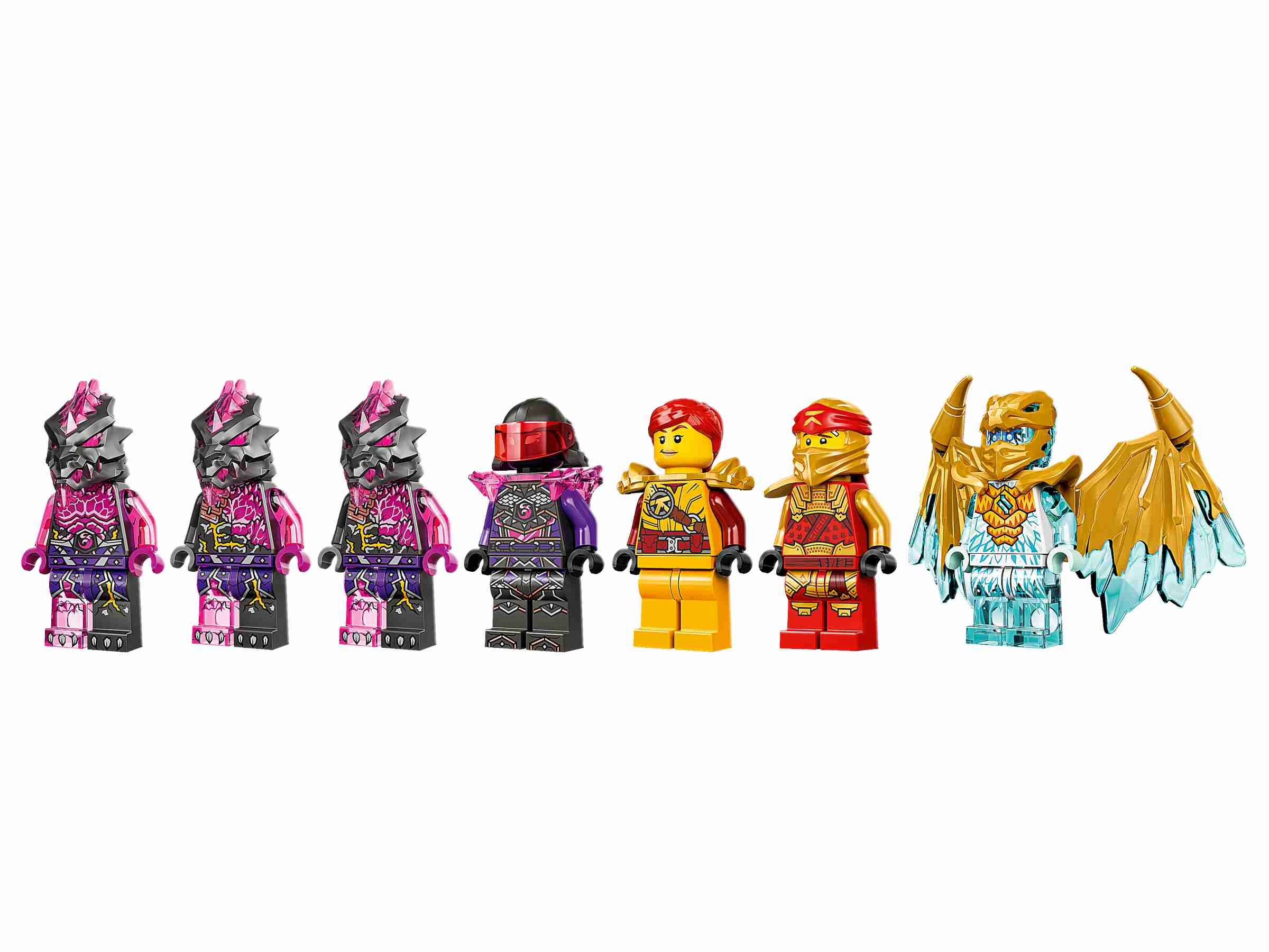 LEGO 71773 NINJAGO Kais Golddrachen-Raider mit 7 Minifiguren