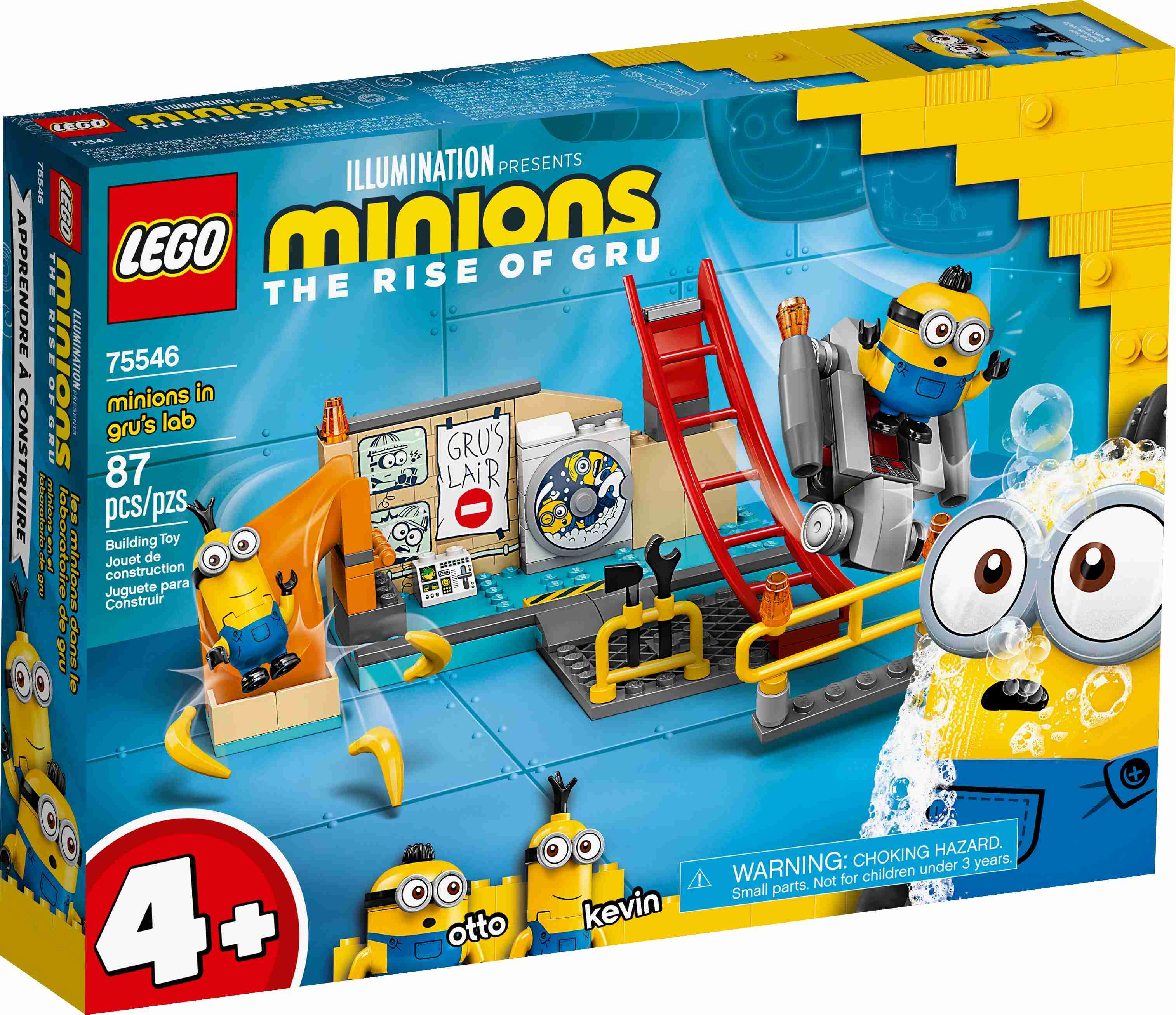 LEGO 75546 Minions in Grus Labor, Otto und Kevin, Film Minions 2
