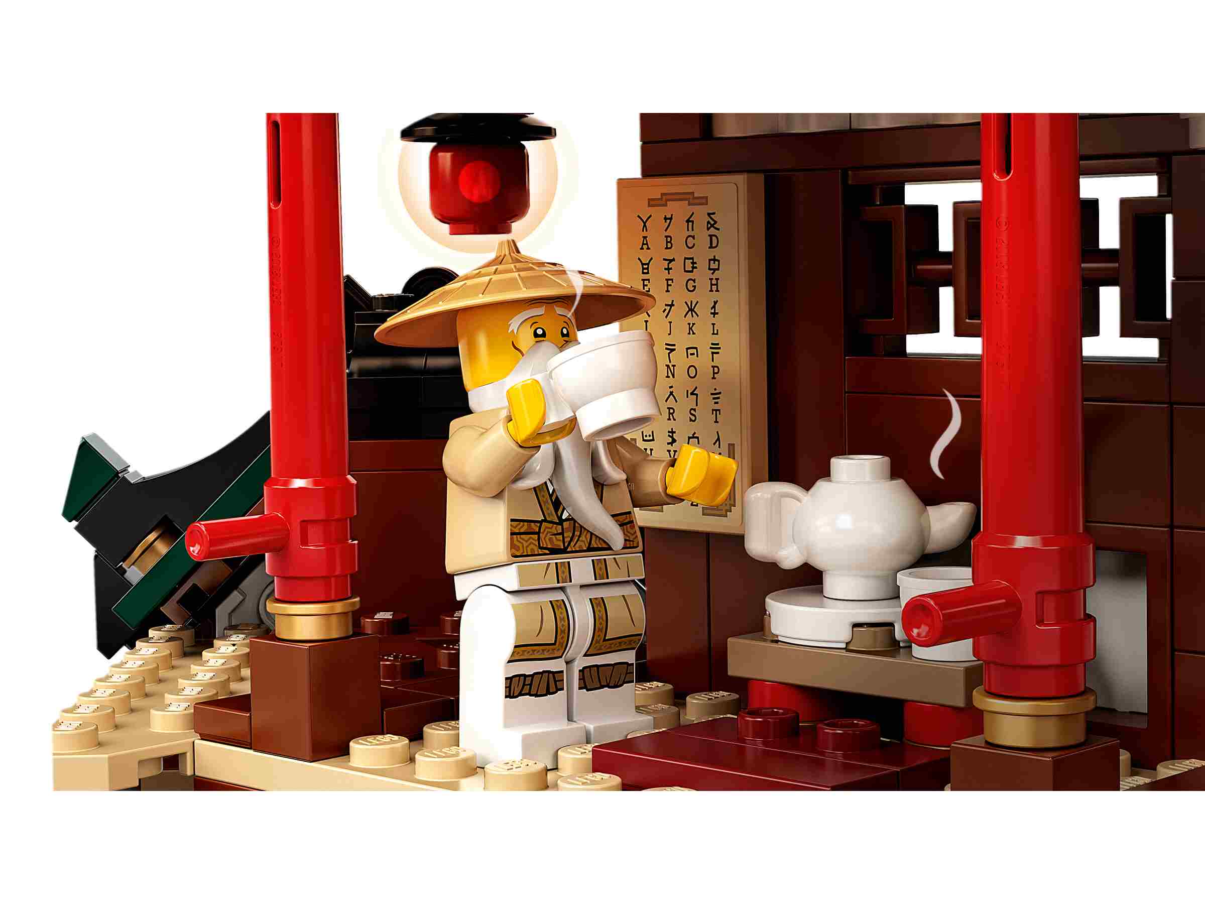 LEGO 71767 NINJAGO  Ninja-Dojotempel, 5 Räume, 8 Minifiguren