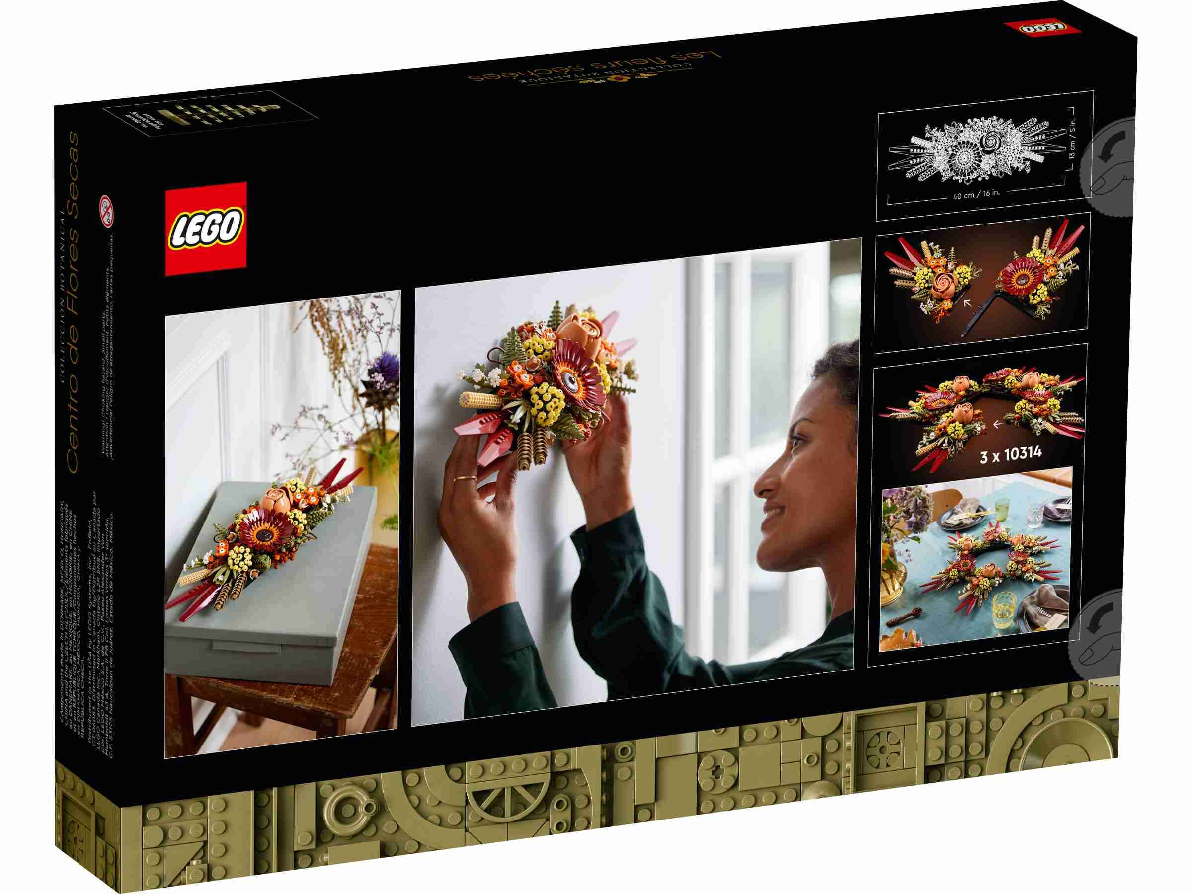LEGO 10314 Icons Trockenblumengesteck, Botanik Kollektion, Gemeinschaftsprojekt