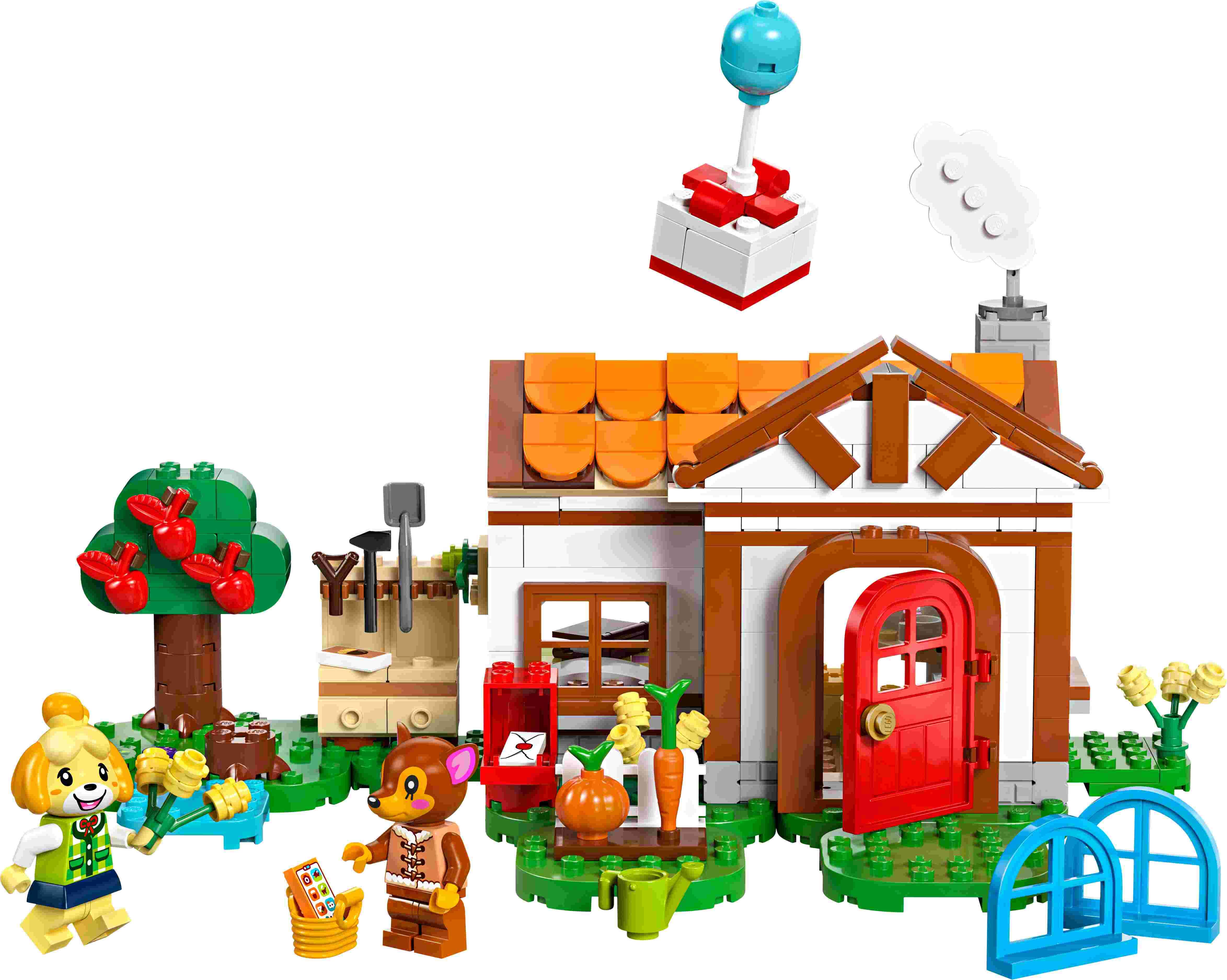 LEGO 77049 Animal Crossing Besuch von Melinda, Minifiguren Melinda und Fatima 
