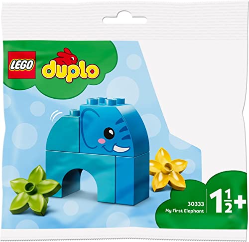 LEGO 30333 DUPLO Mein erster Elefant, 2 Blumen, ab 1,5 Jahre