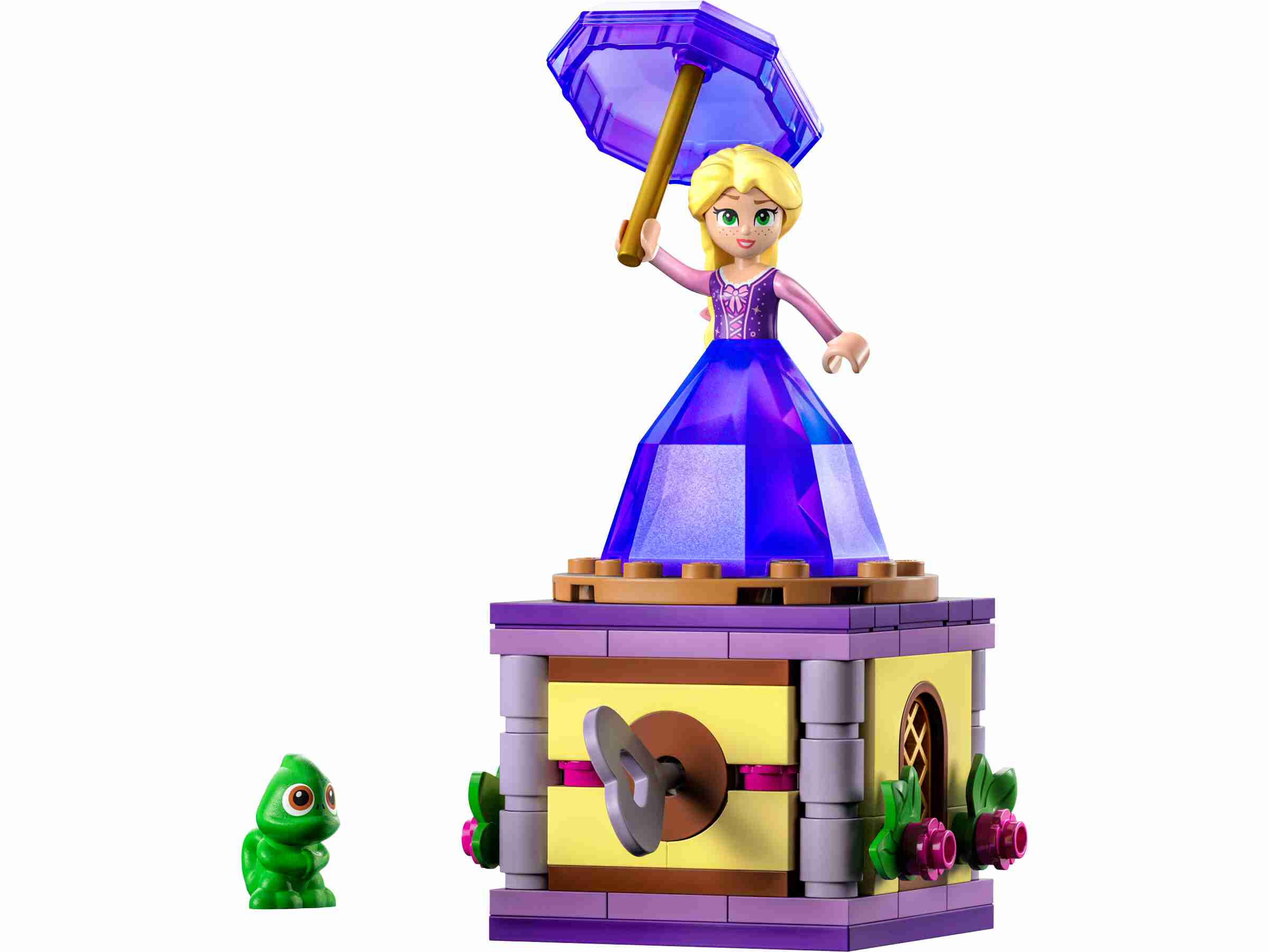 LEGO 43214 Disney Rapunzel-Spieluhr, Schlüssel, Diamantkleid