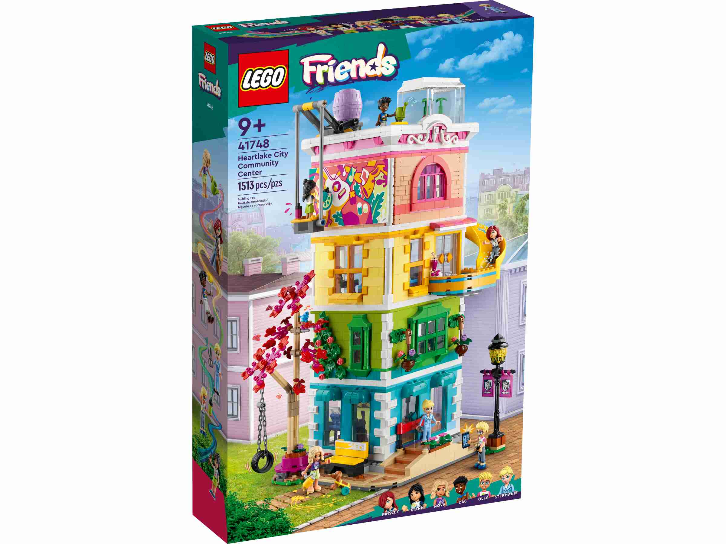 LEGO 41748 Friends Heartlake City Gemeinschaftszentrum, 6 Spielfiguren