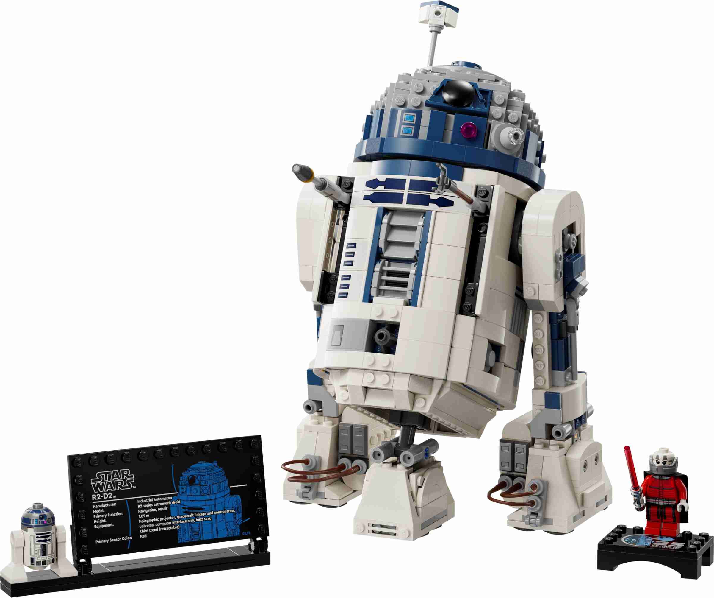 LEGO 75379 Star Wars R2-D2, Sehrohr, Werkzeug, drehbarer Kopf, Darth Malak