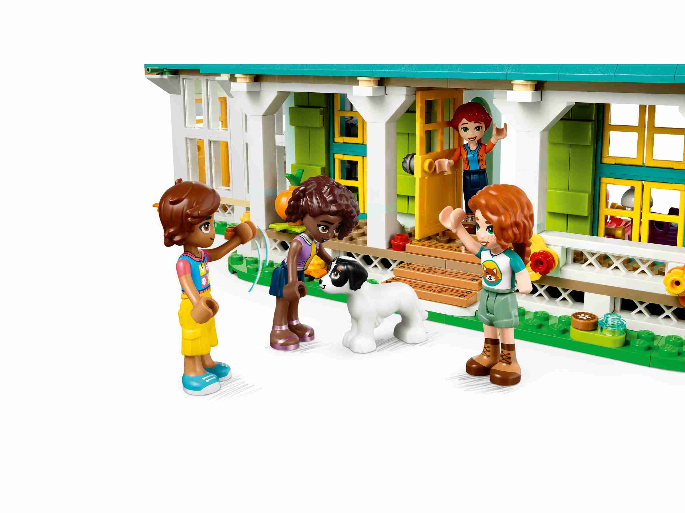LEGO 41730 Friends Autumns Haus, Autumn, Leo, Aliya, Mia, Hündin Daisy, Fohlen