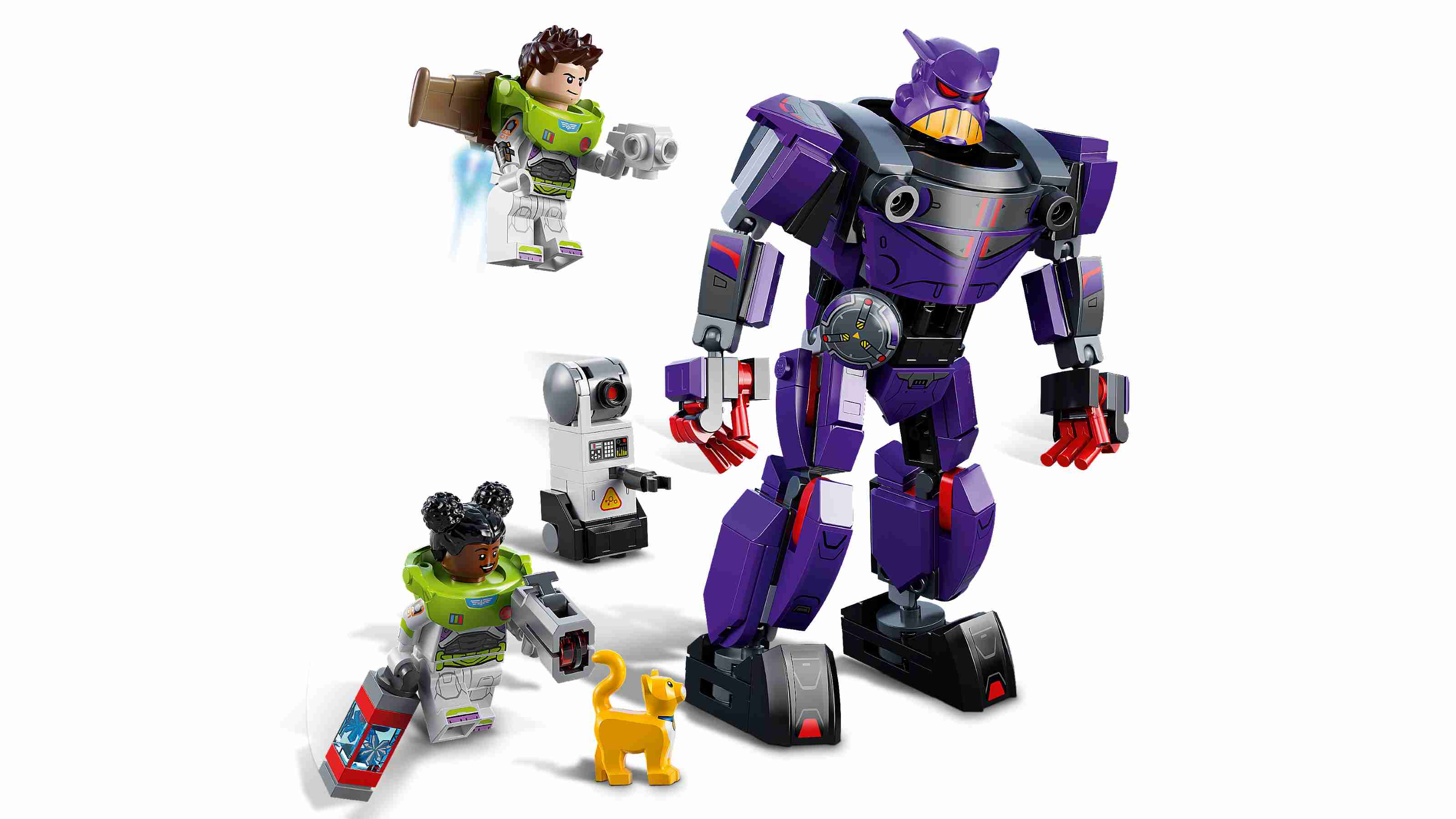 LEGO 76831 Disney and Pixar’s Lightyear Duell mit Zurg, Mech-Action-Figur u Buzz