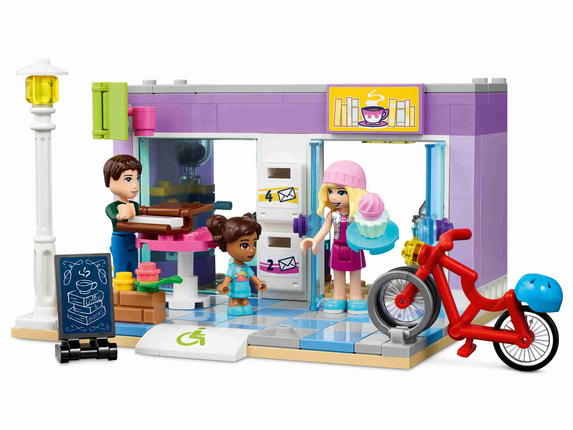 LEGO 41704 Friends Wohnblock in Heartlake City mit Friseursalon und Café