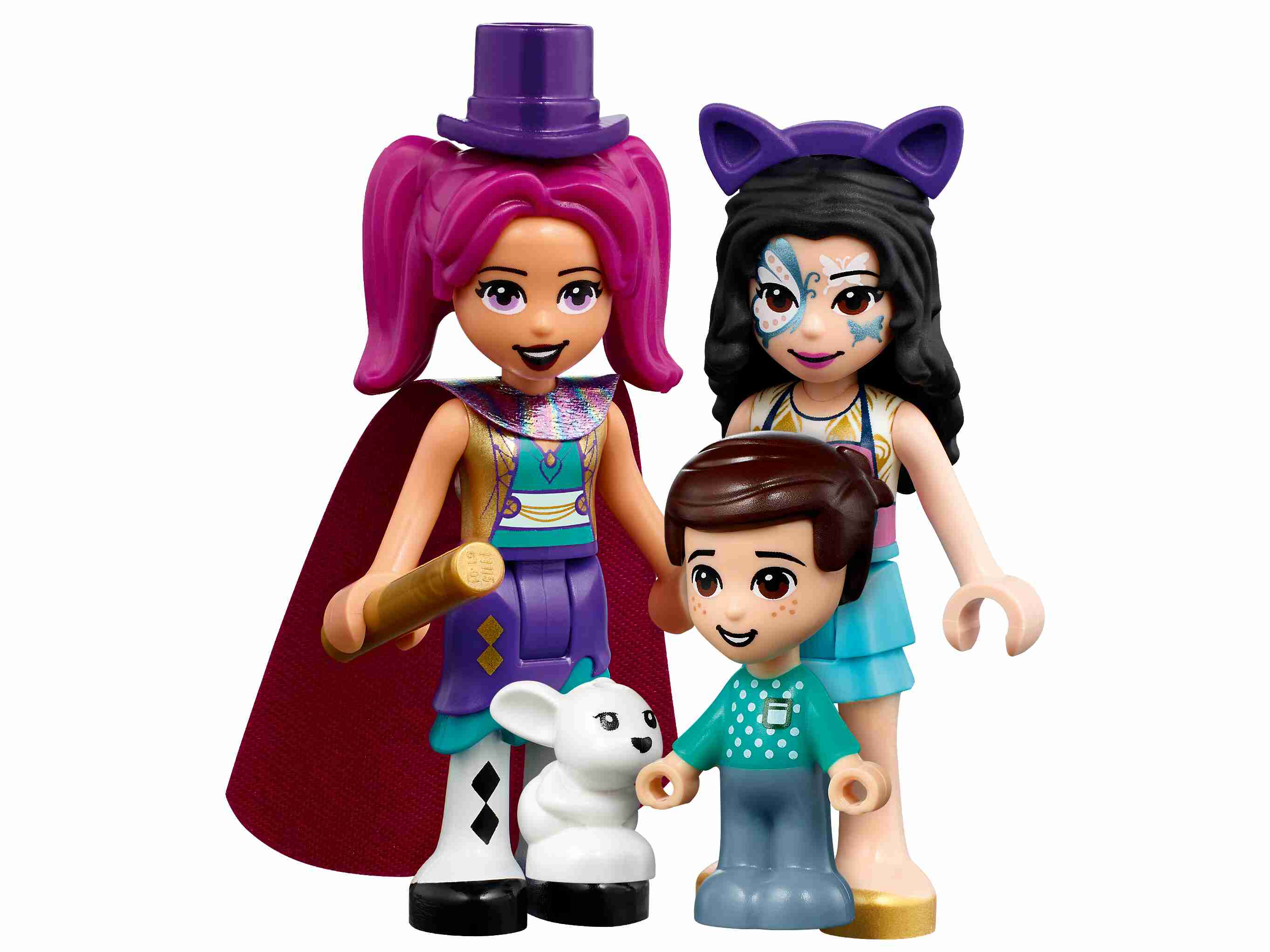 LEGO 41687 Friends Magische Jahrmarktbuden, 3 Figuren, leuchtende Steine