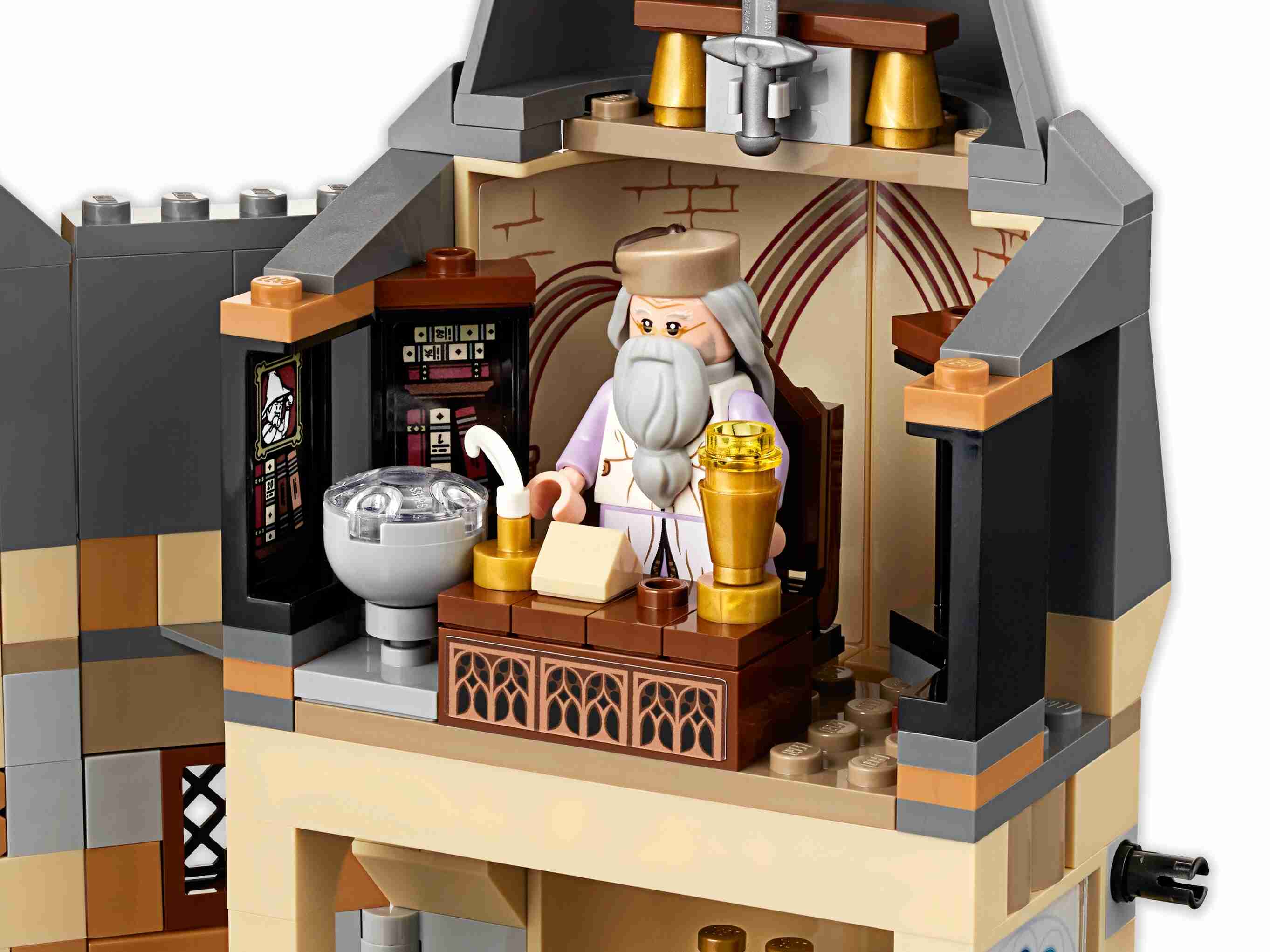 LEGO 75948 Harry Potter Hogwarts, Uhrenturm kompatibel mit der Großen Halle