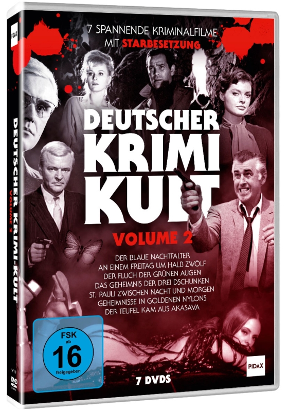 Deutscher Krimi-Kult - Volume 2 (7 Filme)