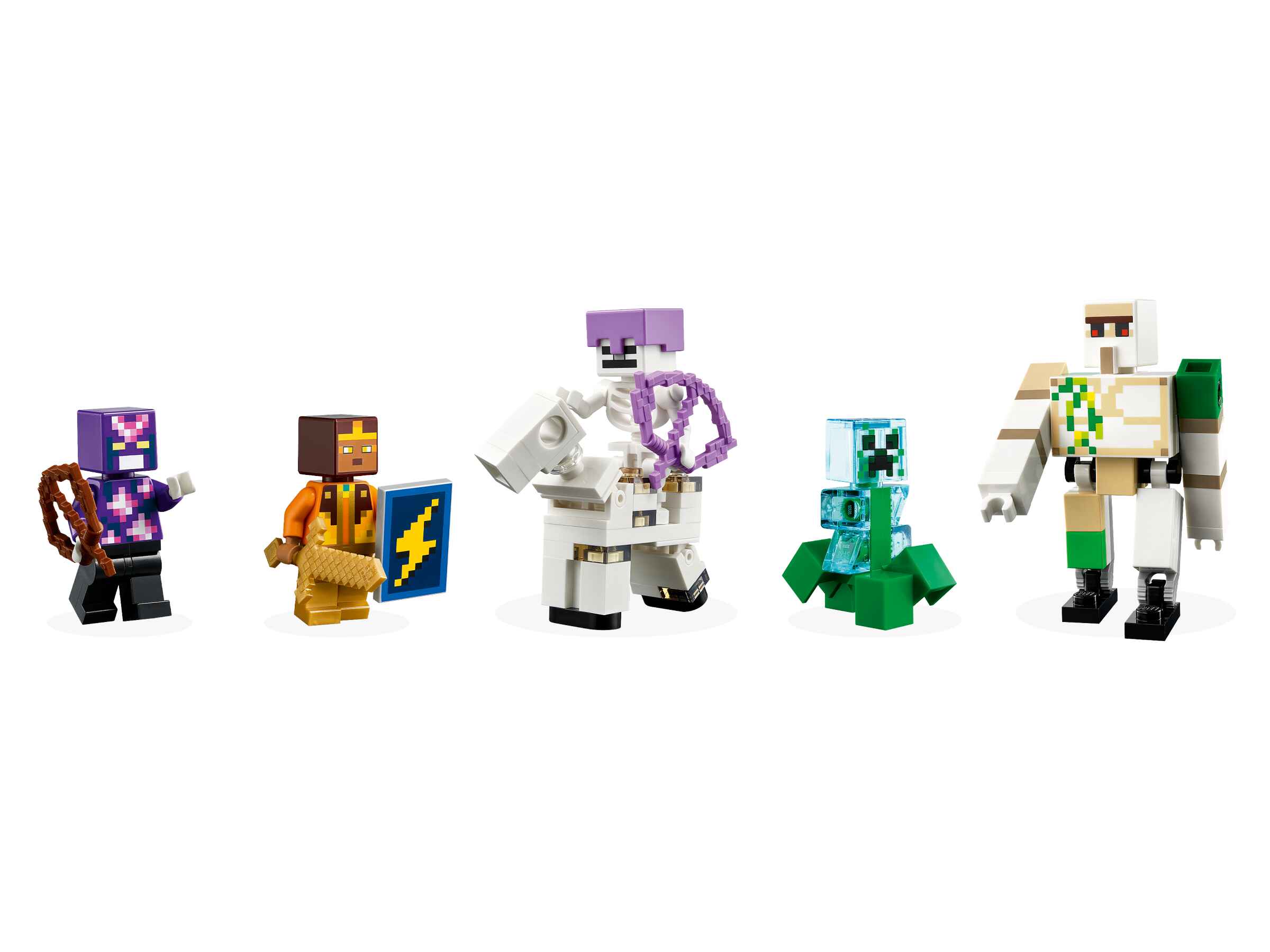 LEGO 21250 Minecraft Die Eisengolem-Festung, 6 Figuren