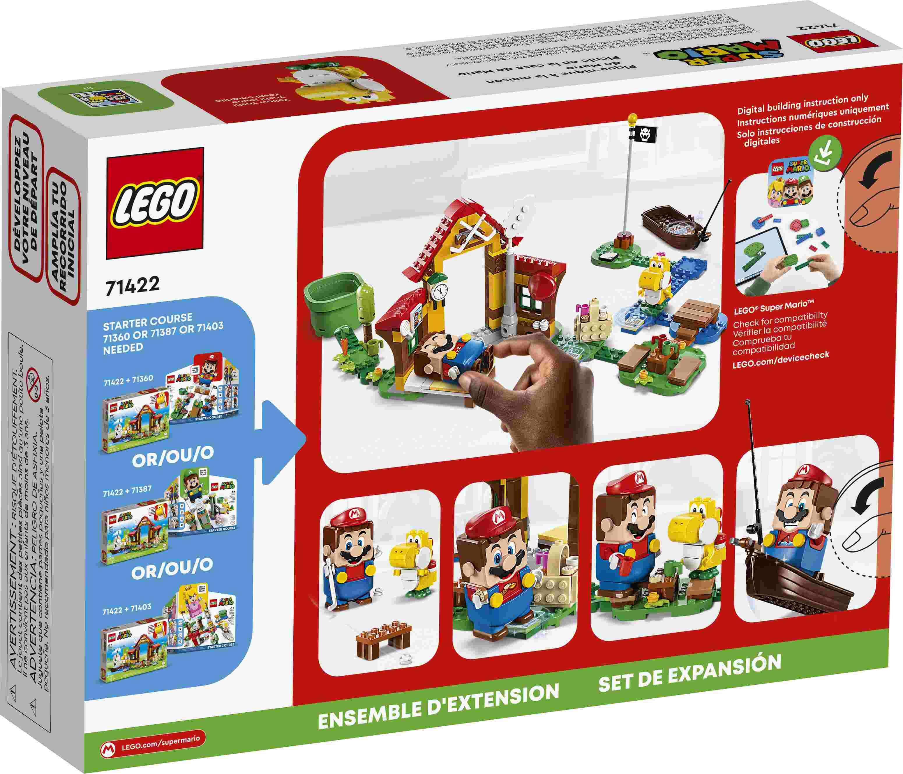 LEGO 71422 Super Mario Picknick bei Mario – Erweiterungsset