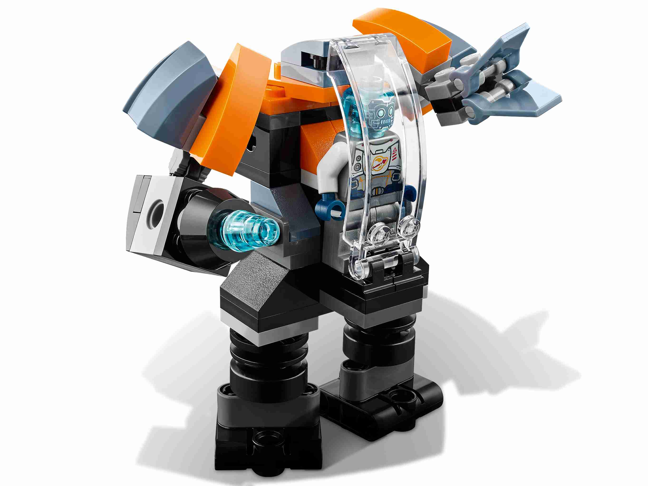 LEGO 31111 Creator 3-in-1 Cyber-Drohne, Cyber-Mech oder Cyber-Bike, Roboterfigur